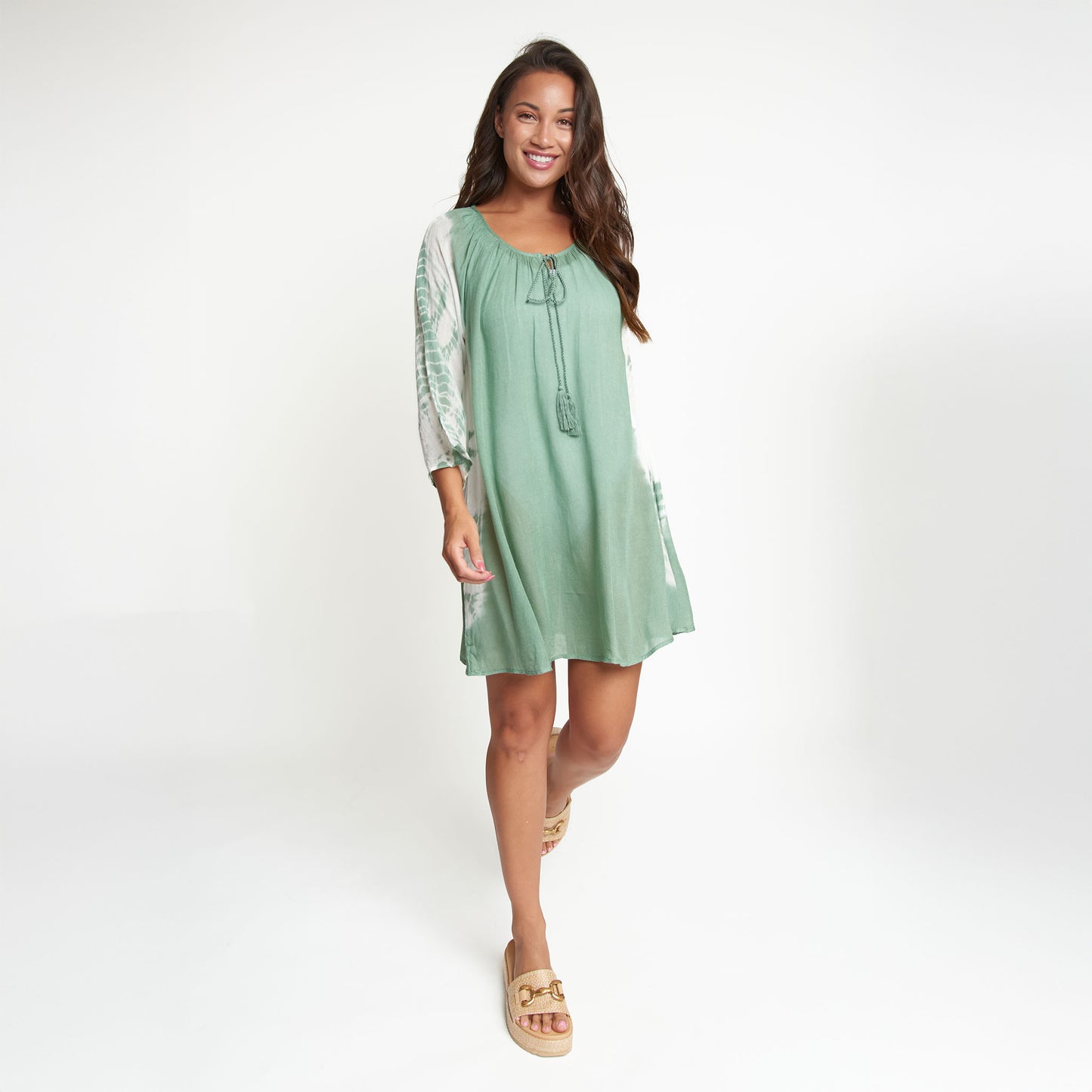 Larsa Raglan Tie Dye Cover Up