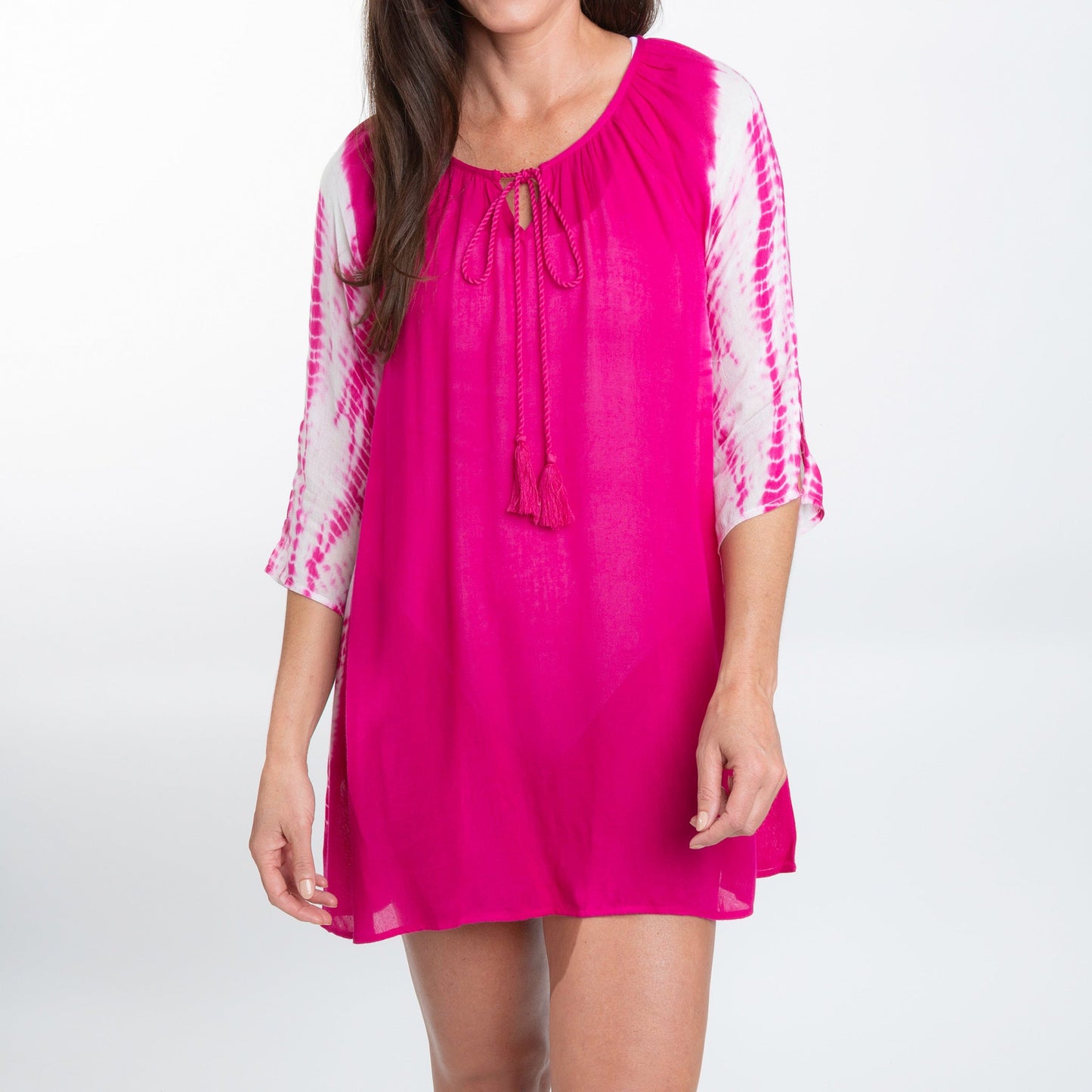 Larsa Raglan Tie Dye Cover Up