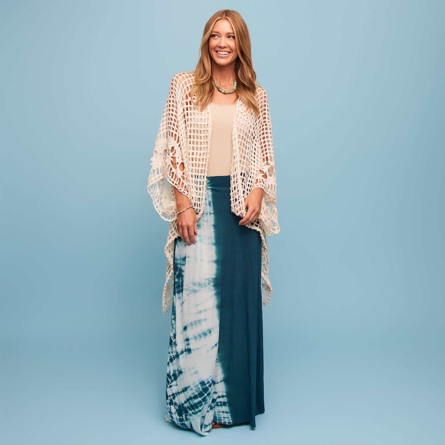 Akari Tie Dye Maxi Skirt