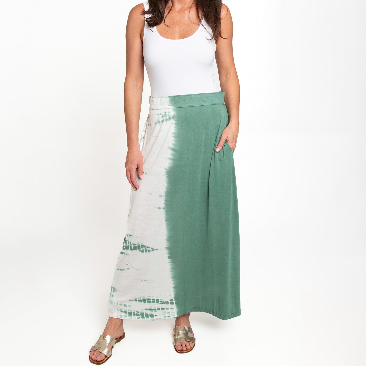 Akari Tie Dye Maxi Skirt