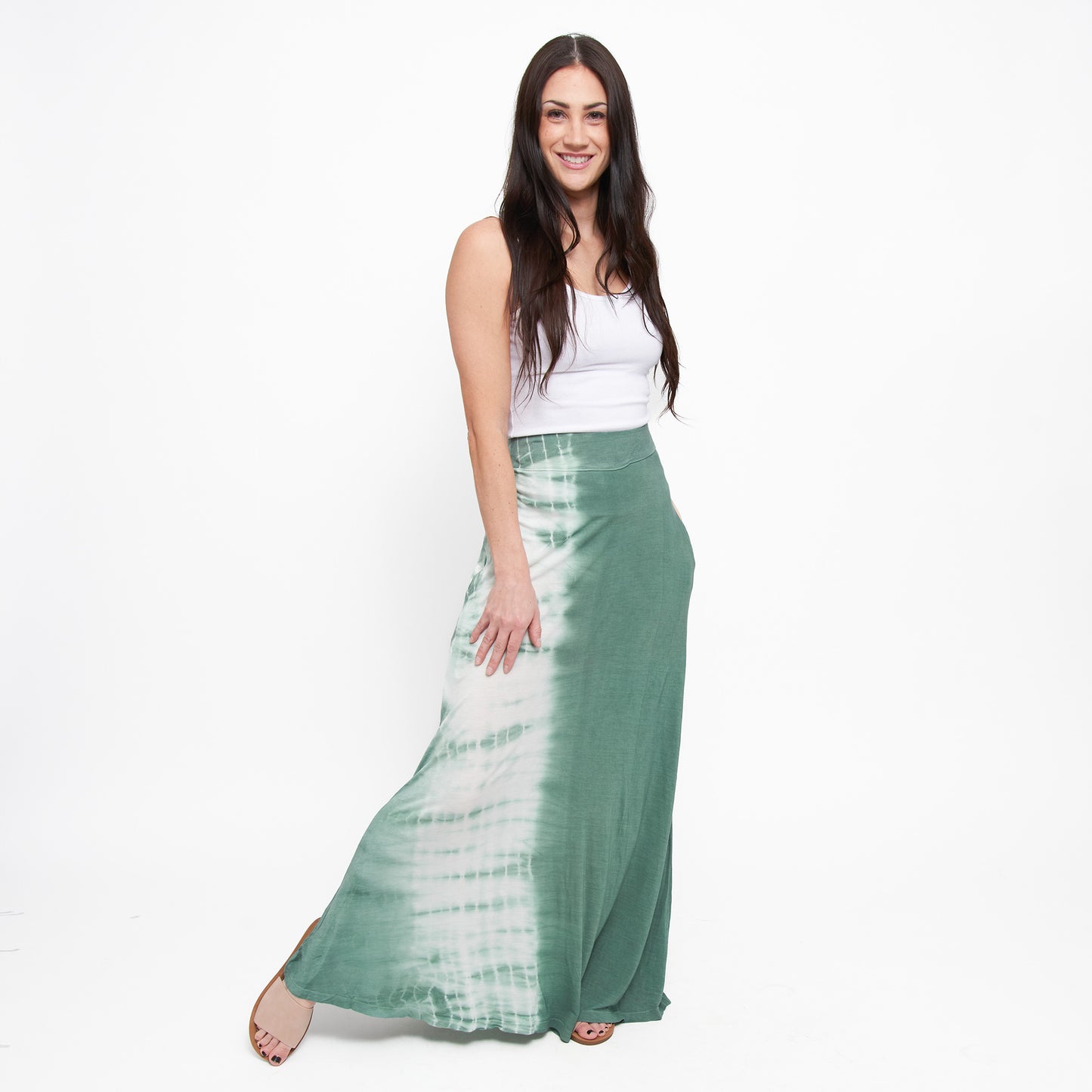 Akari Tie Dye Maxi Skirt