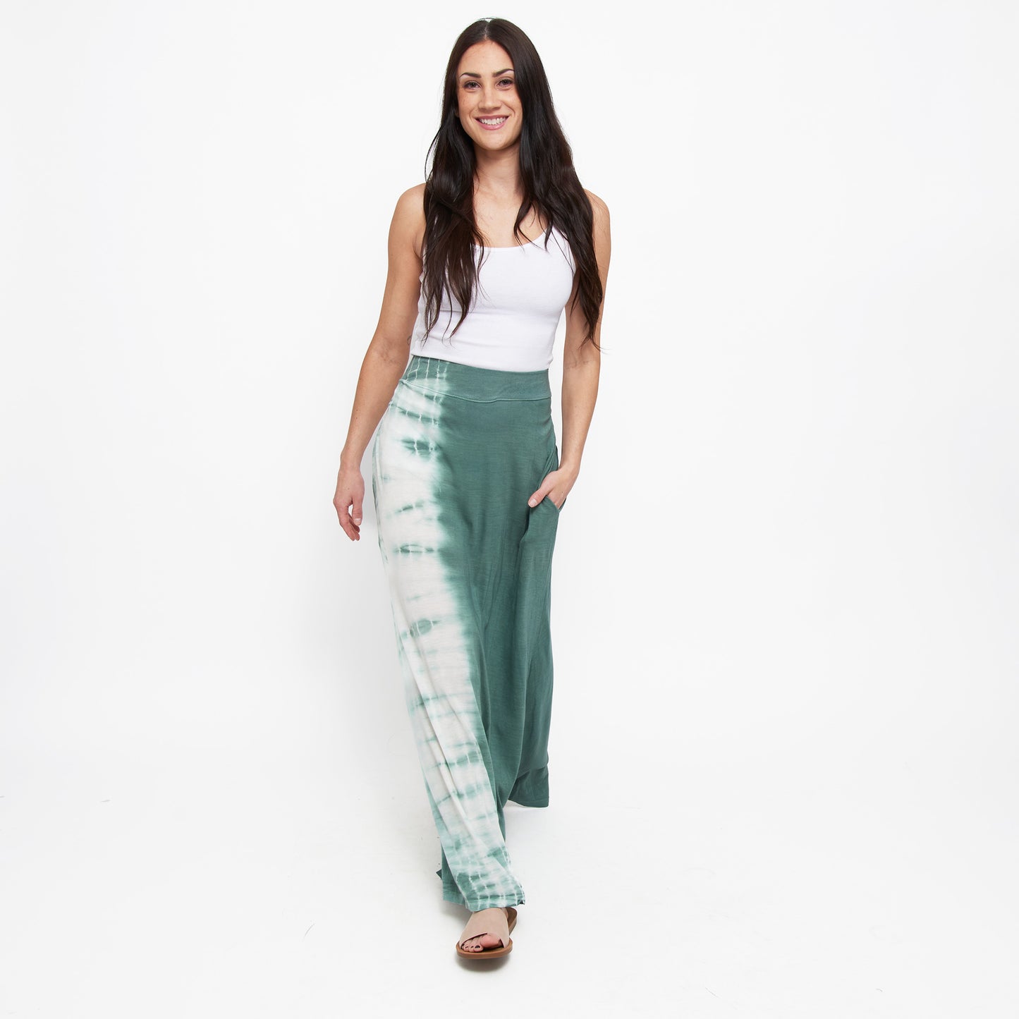 Akari Tie Dye Maxi Skirt
