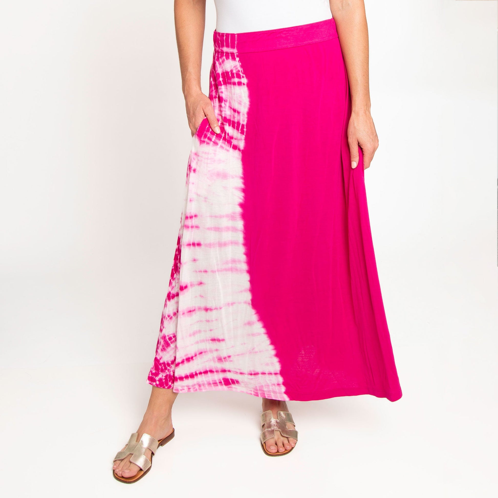 Akari Tie Dye Maxi Skirt