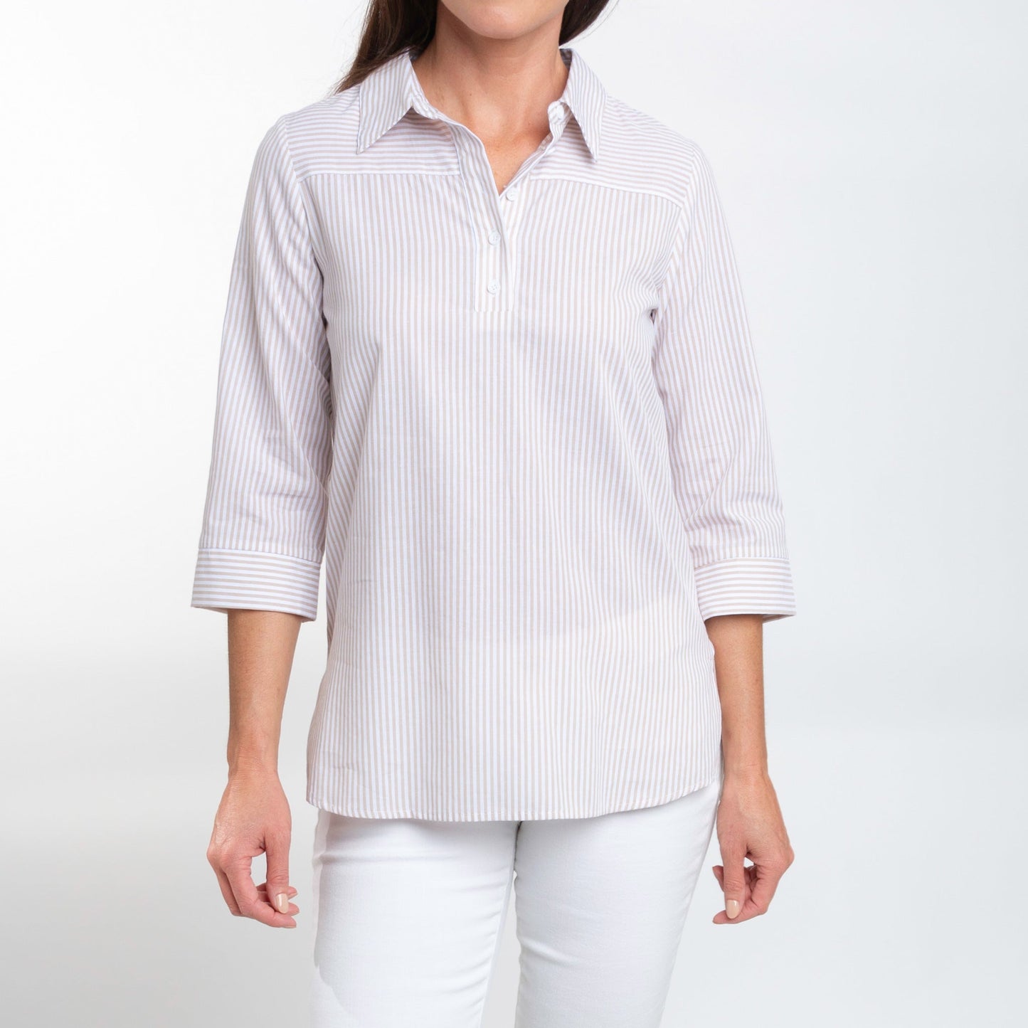 Lakelyn 3/4 Sleeve Henley Top