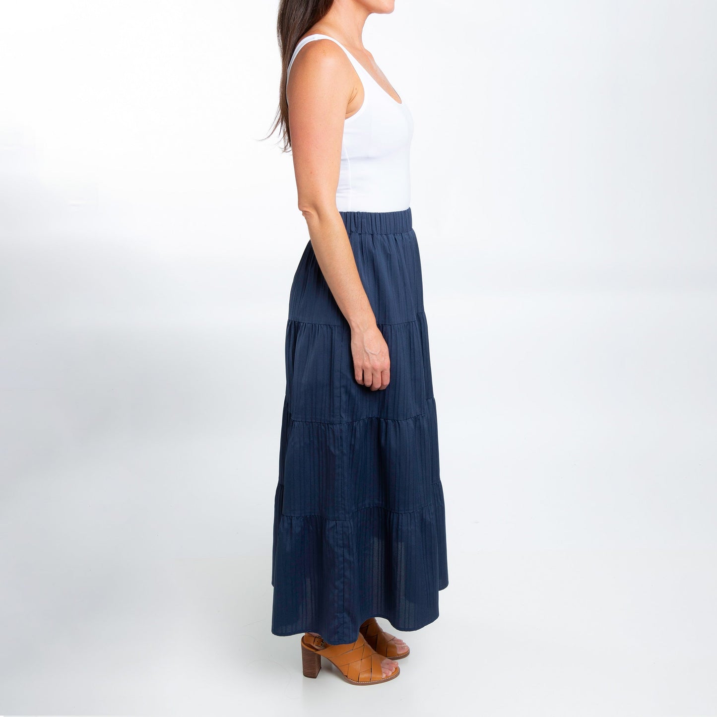 McKay Tiered Maxi Skirt