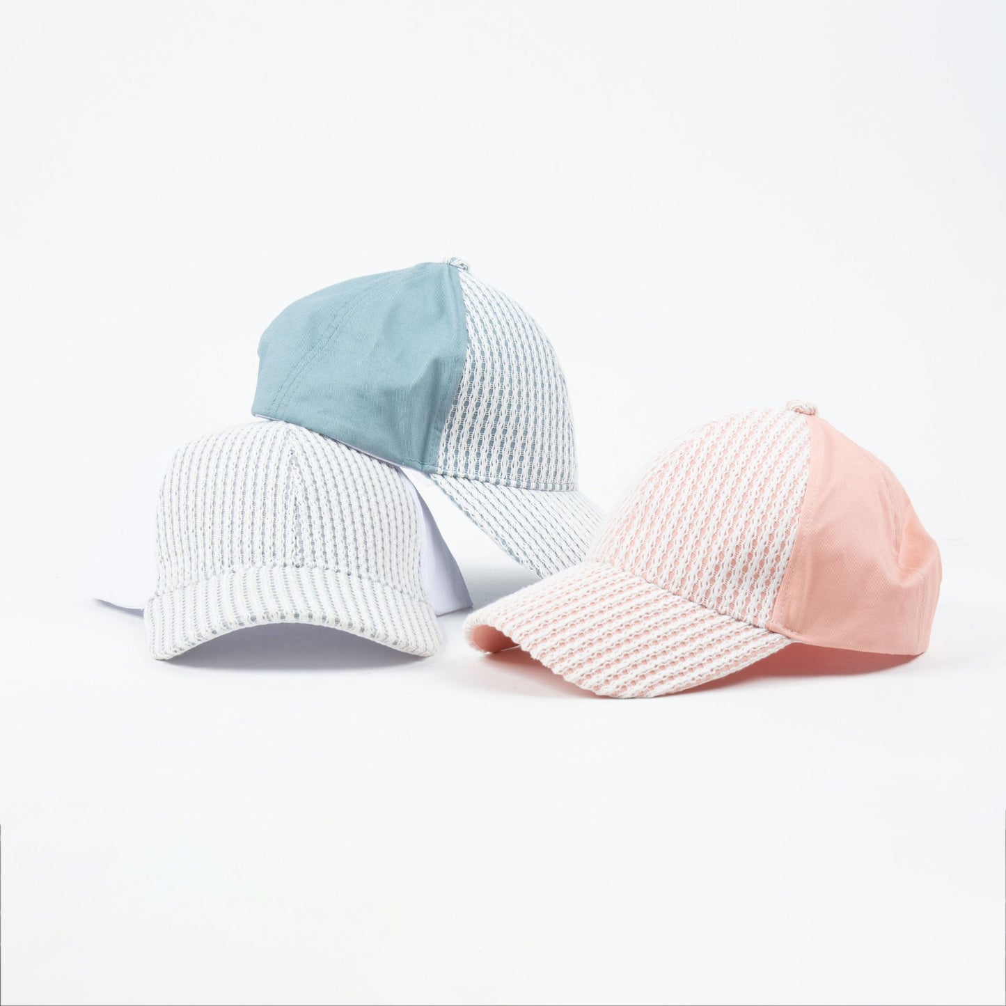 6 Piece Arielle Lace Baseball Cap Assortment