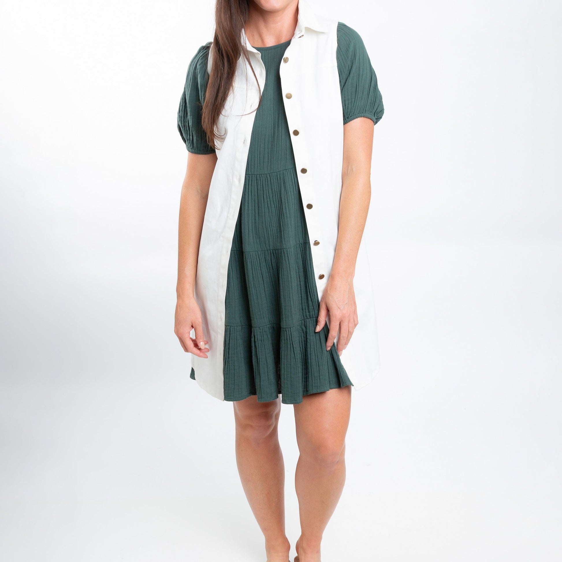 Tamar Sleeveless Duster Dress