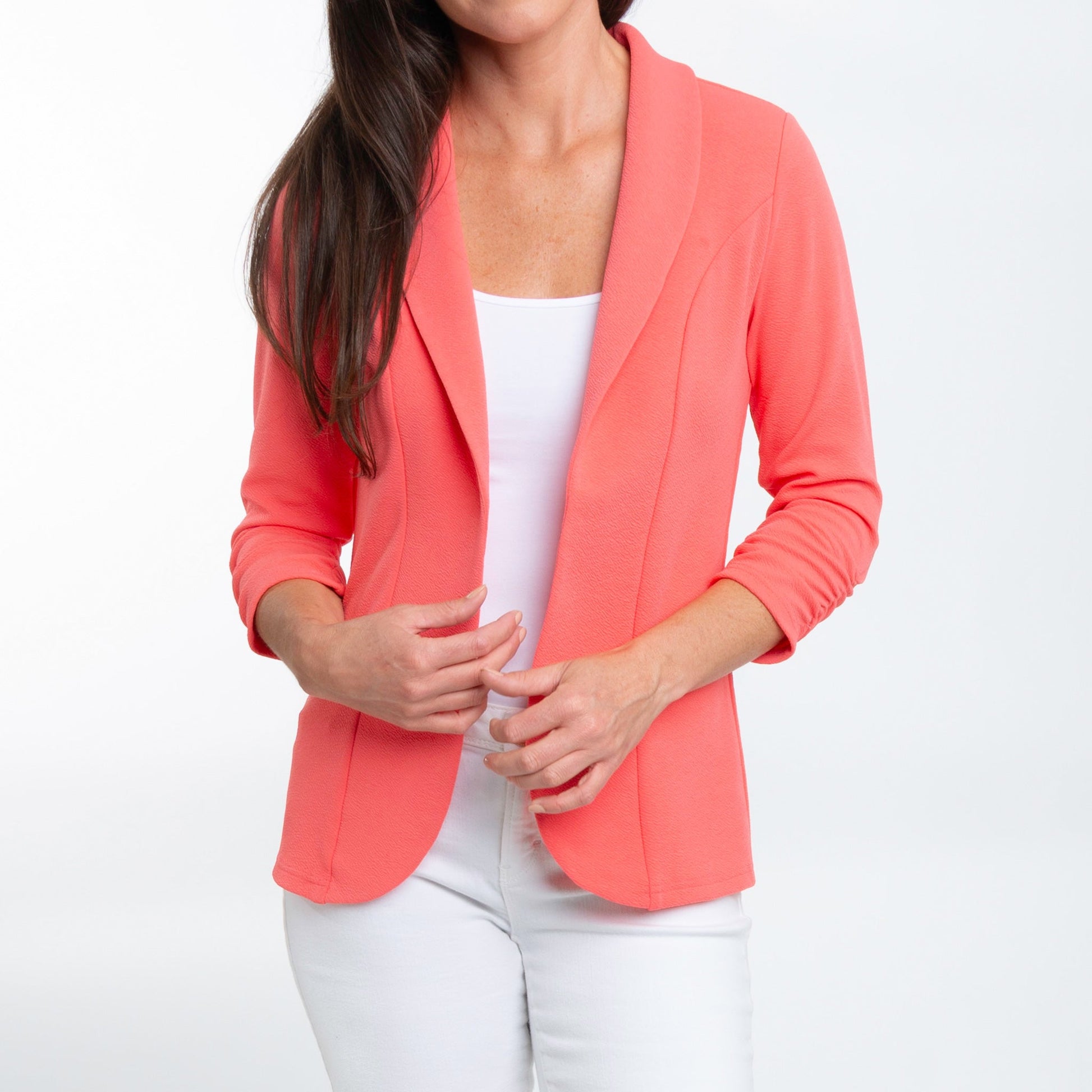 Dove Stretch Crepe Blazer