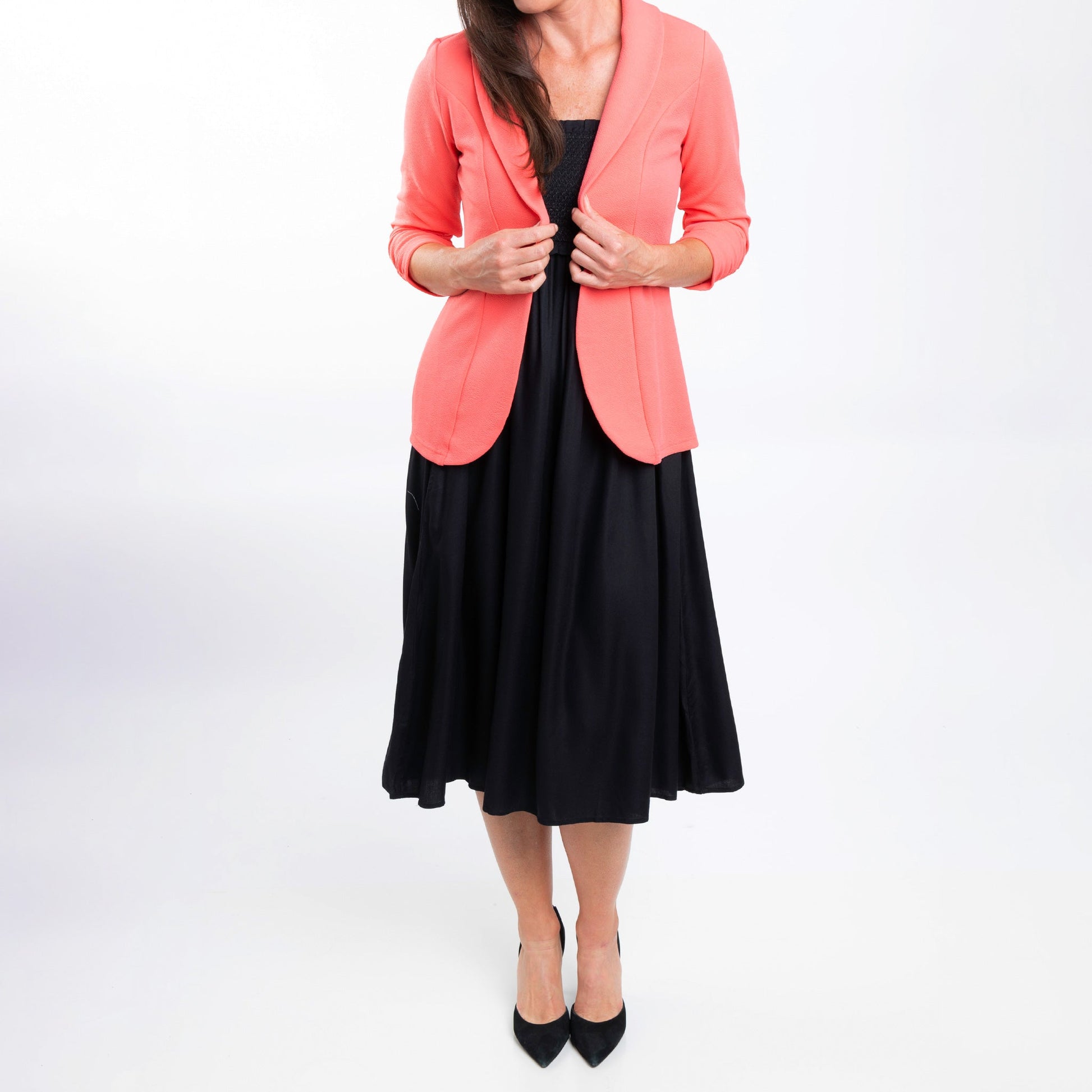 Dove Stretch Crepe Blazer