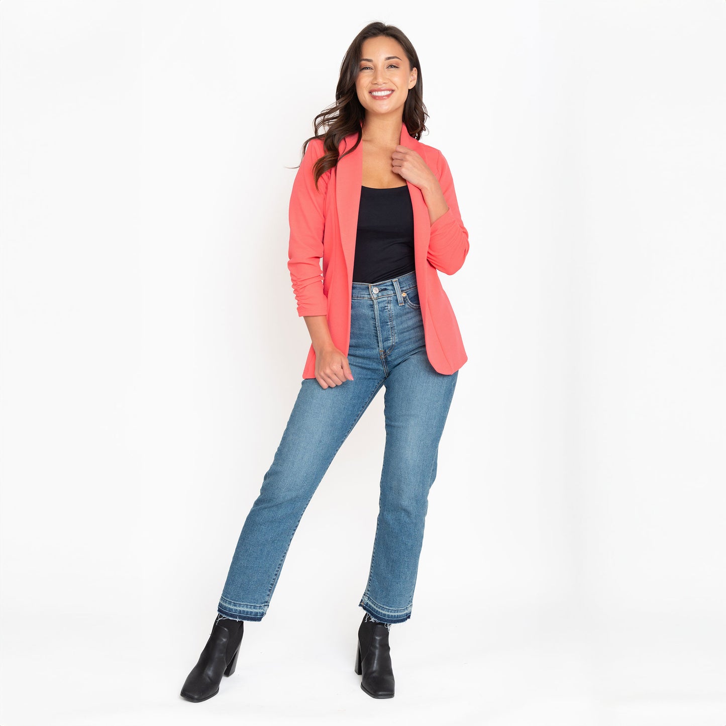 Dove Stretch Crepe Blazer