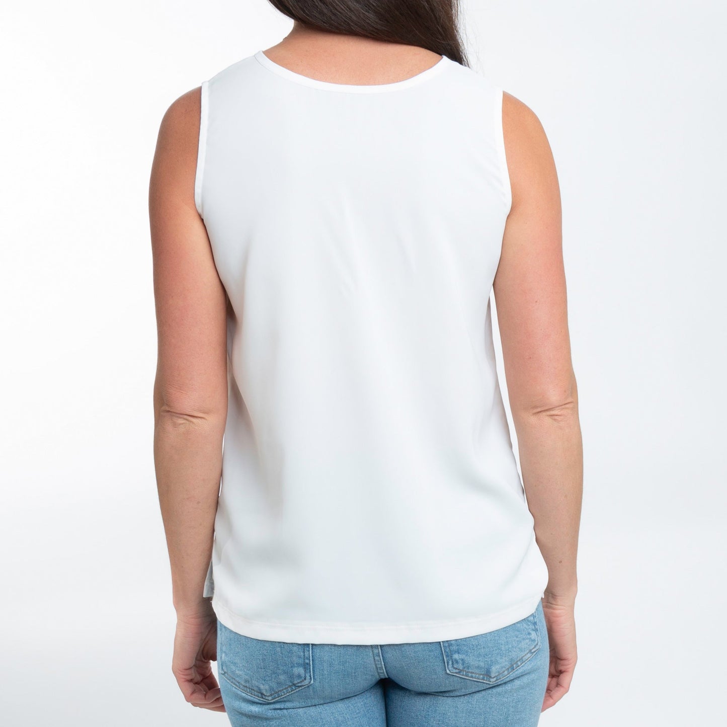 Indie Sleeveless V-Neck Blouse