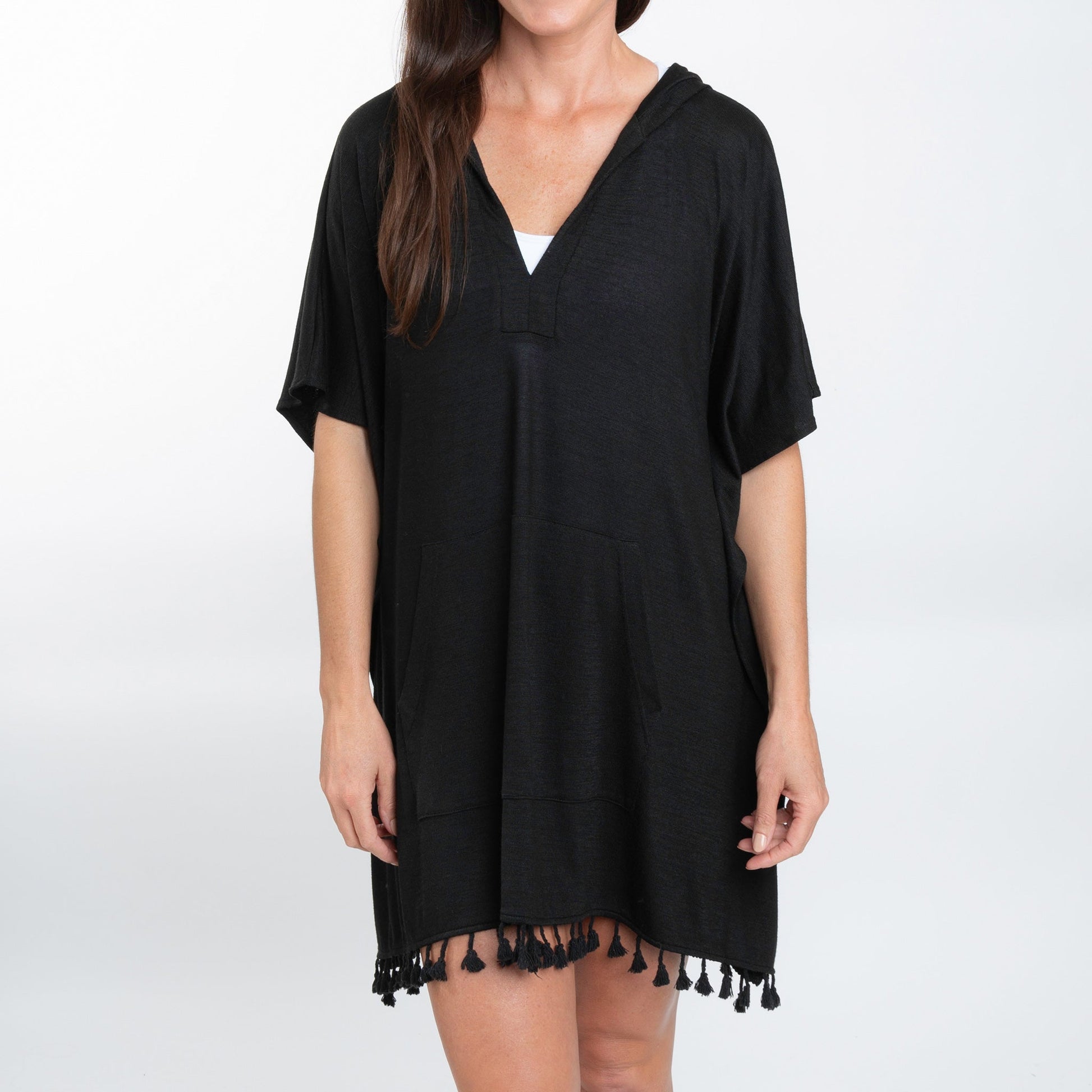 Naomi Hooded Poncho Cover Up