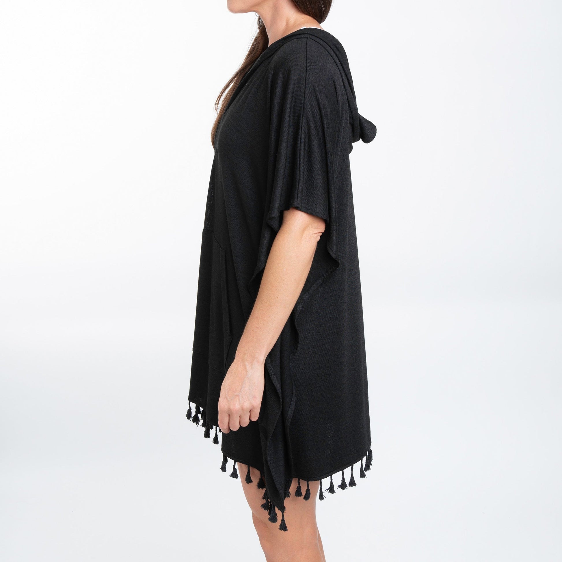 Naomi Hooded Poncho Cover Up