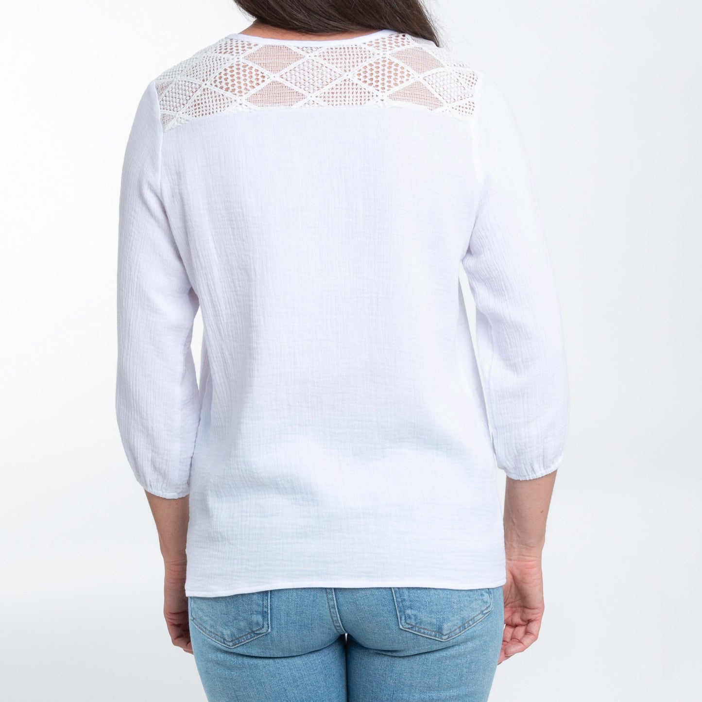 Larisa Gauze Tie Top