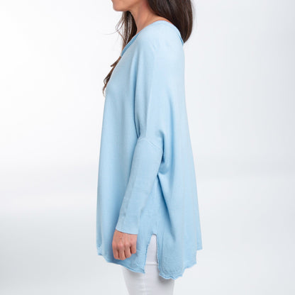 Halsey Relaxed Poncho Sweater