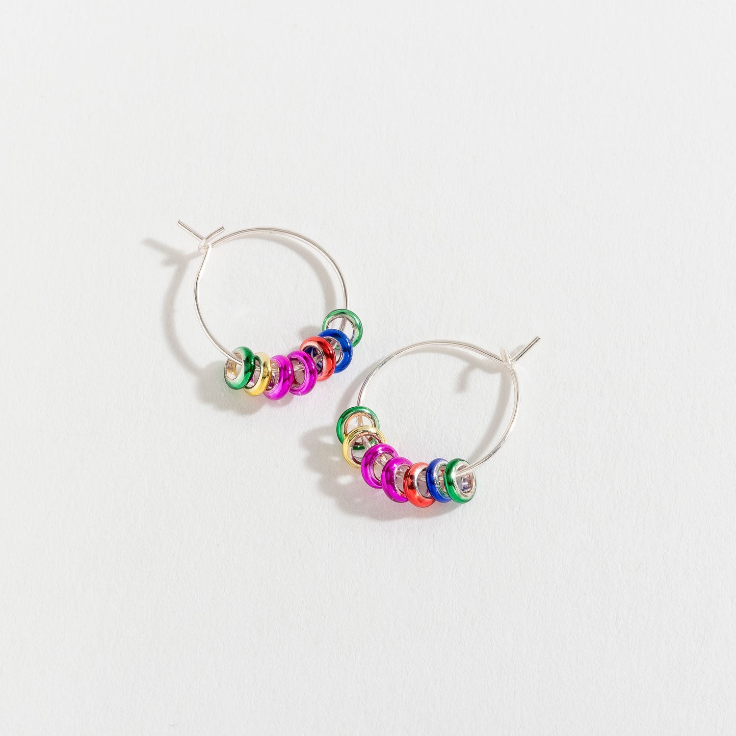 Rainbow Ring Hoop Ear Sense Pe
