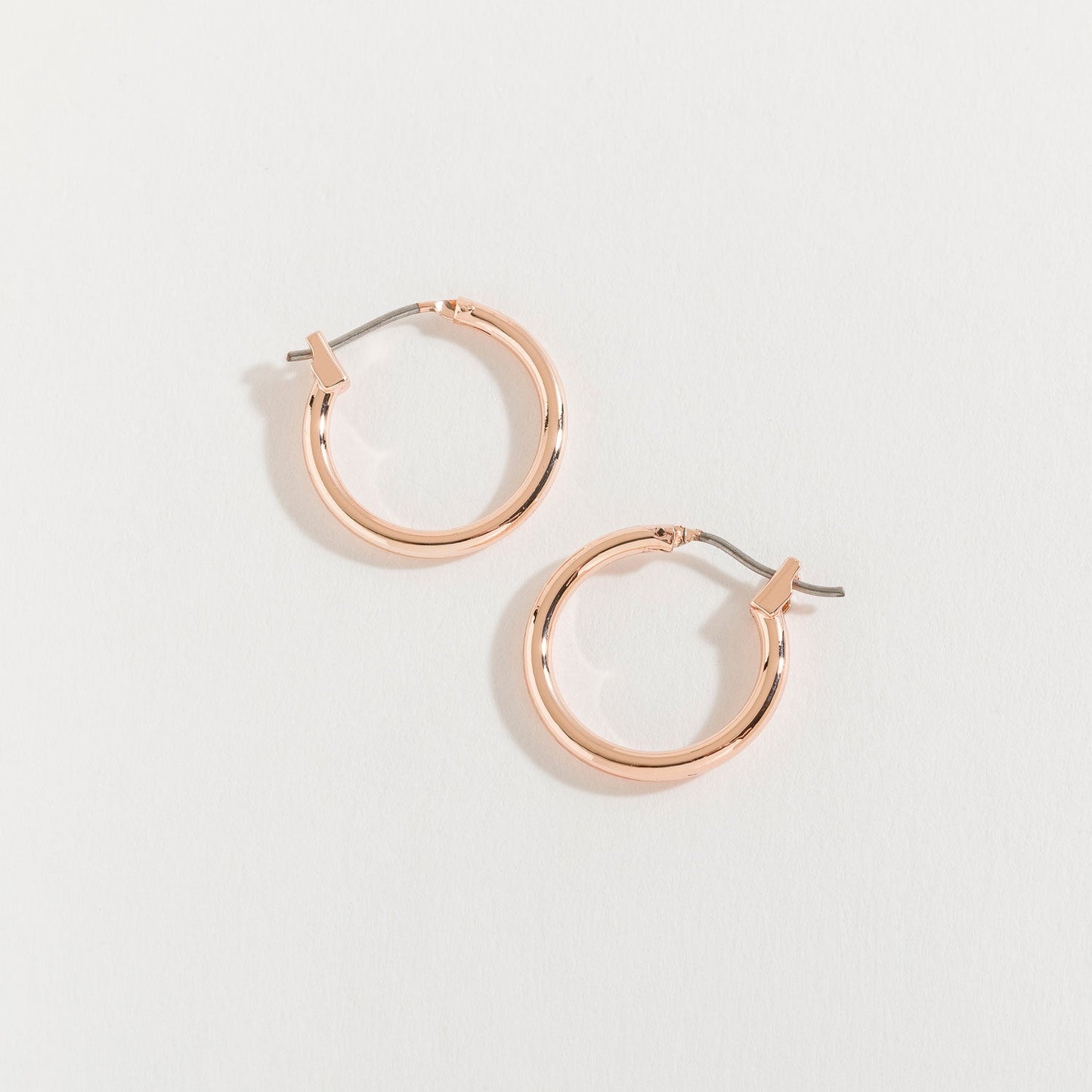 Rose Gold Hoop Click Ear Sense Pe