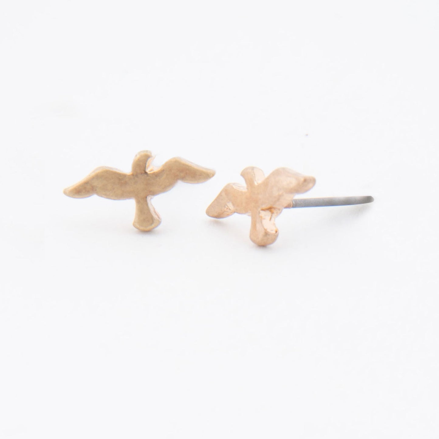Seagull Stud Bud Earrings