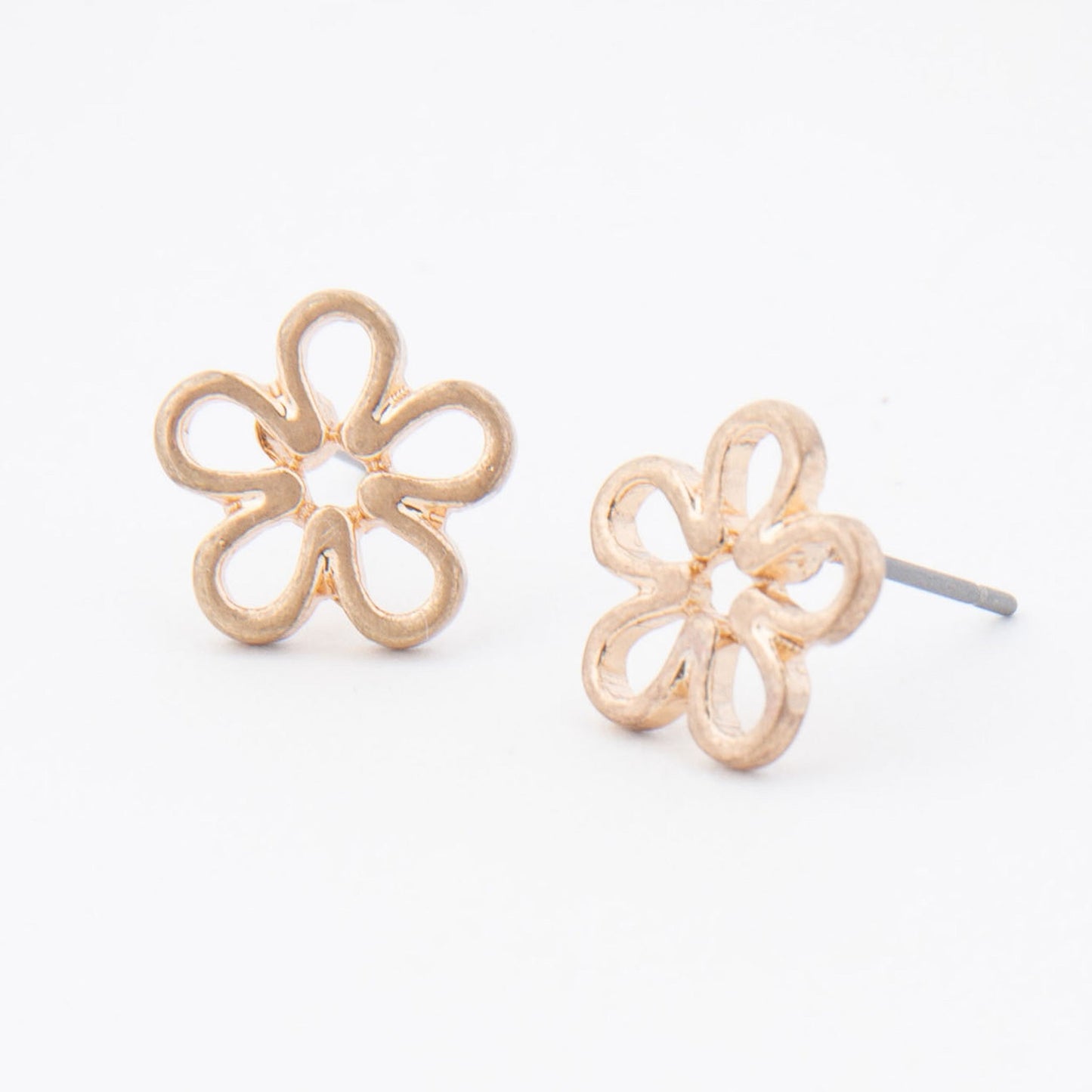 Flower Stud Bud Earrings
