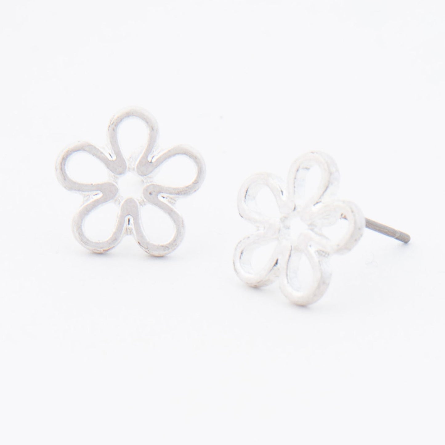 Flower Stud Bud Earrings