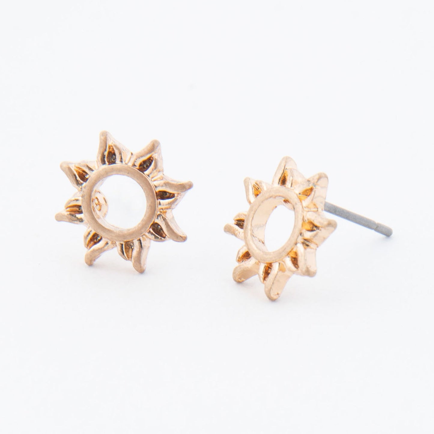 Sun Stud Bud Earrings