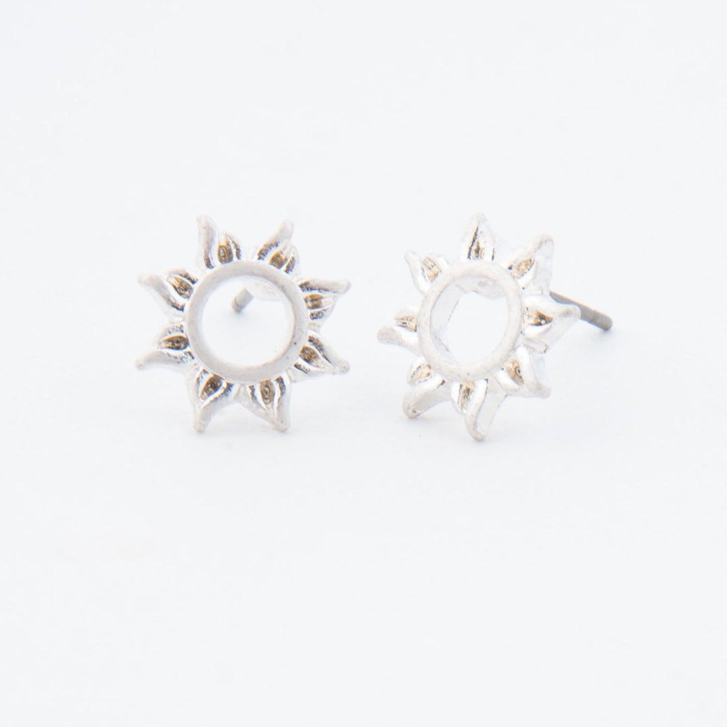 Sun Stud Bud Earrings