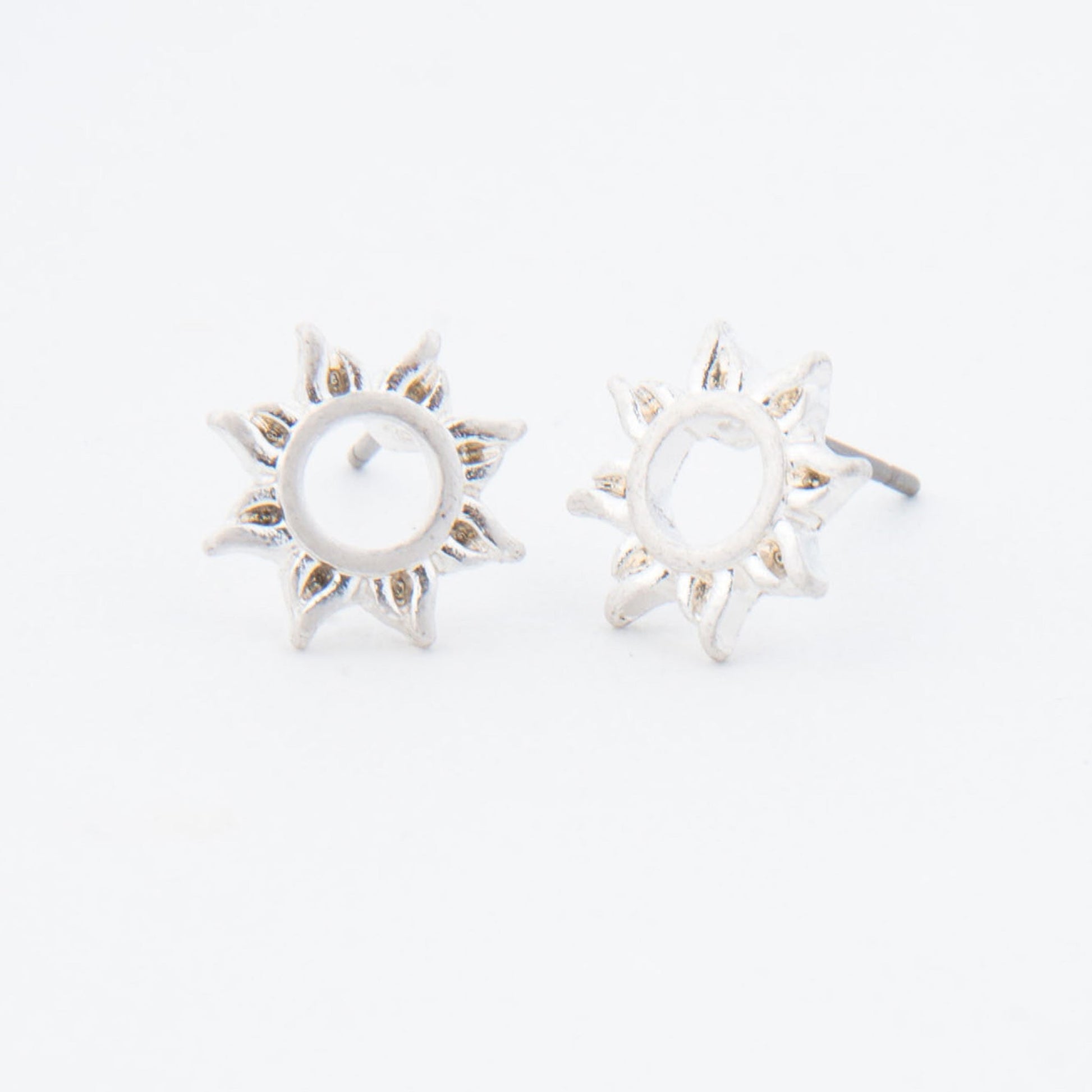 Sun Stud Bud Earrings