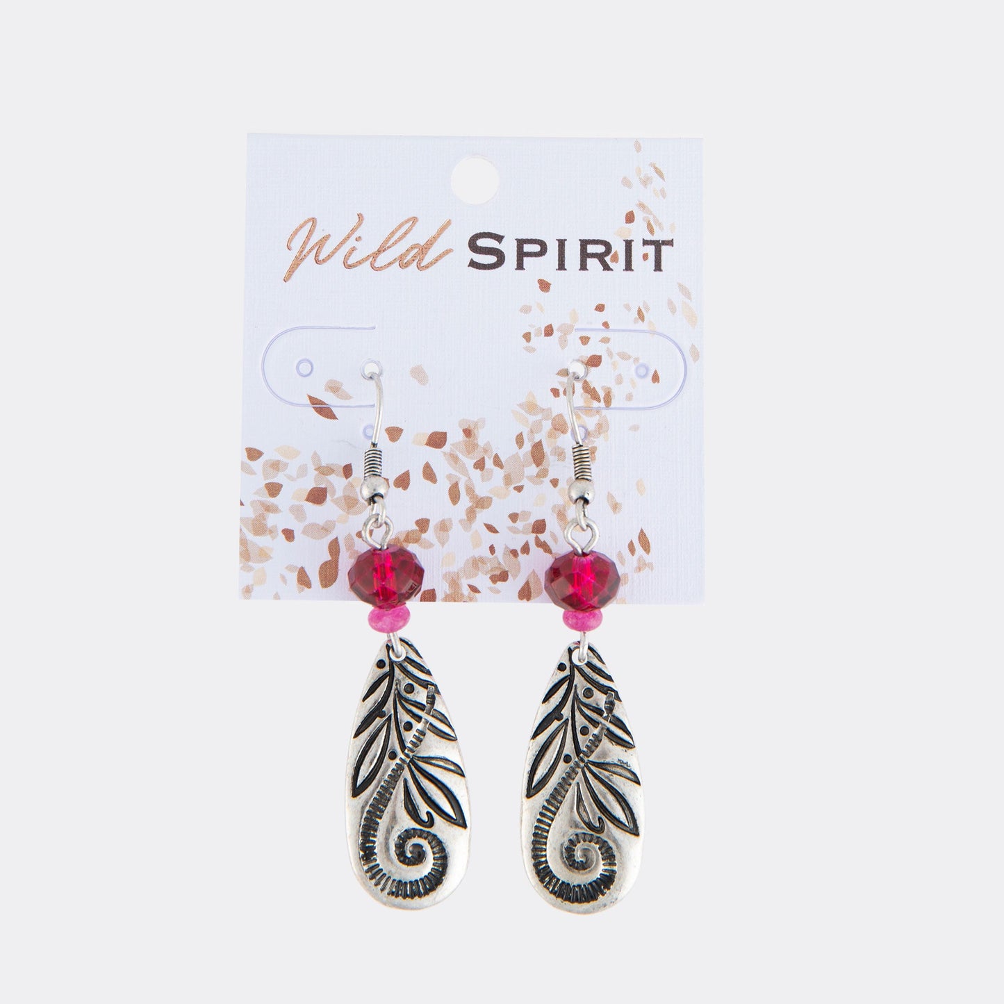 Wild Spirit Two Tone Tear Drop Earrings