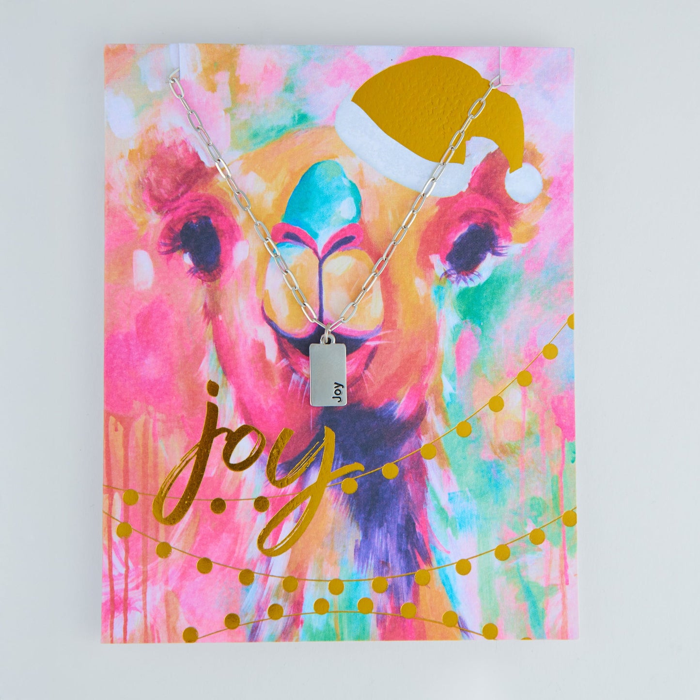 Amira Joy Greeting Card Necklace