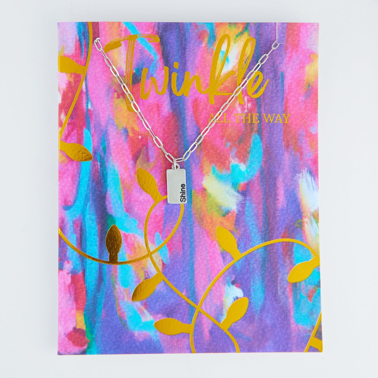 Amira Twinkle Greeting Card Necklace