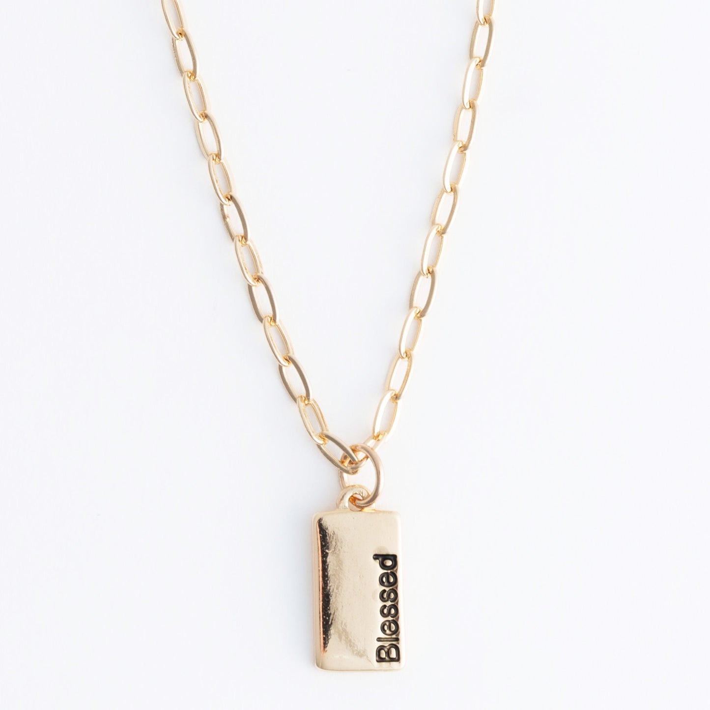 Amira Simply Blessed Greeting Card Necklace