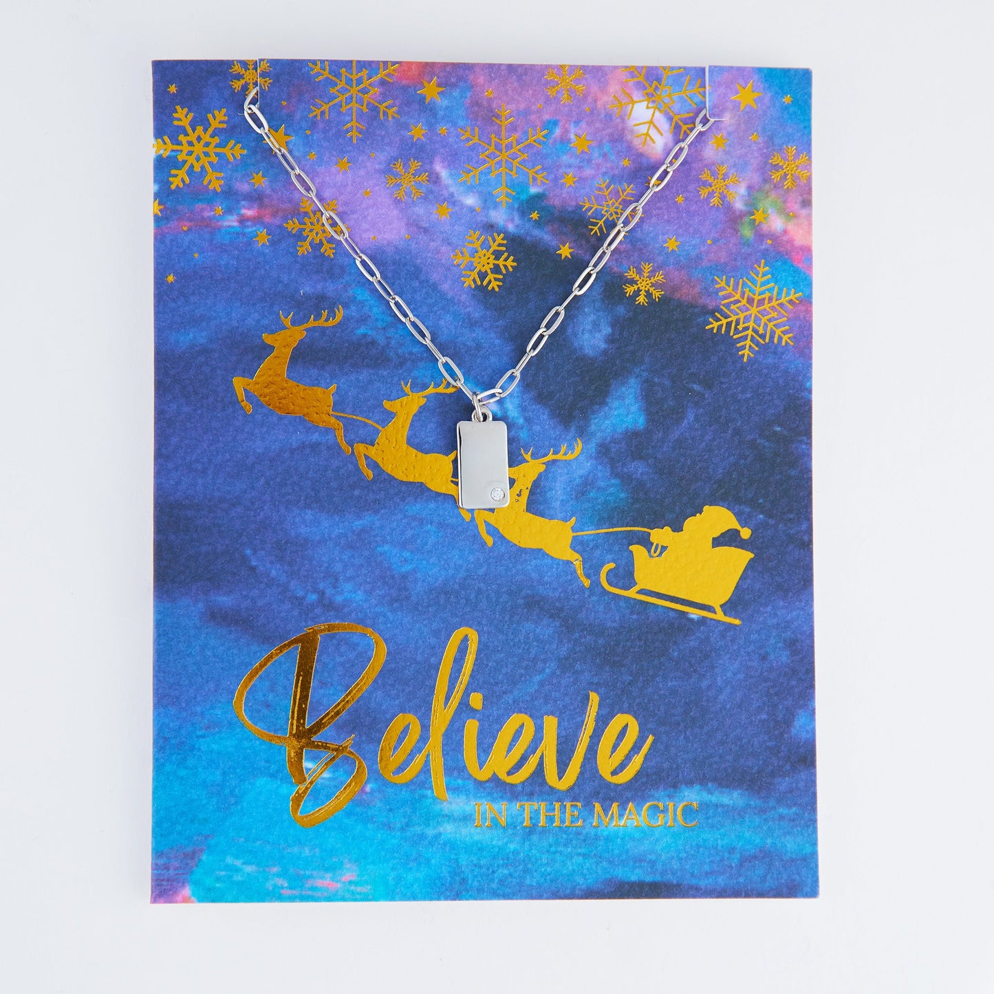 Amira Believe Greeting Card Necklace