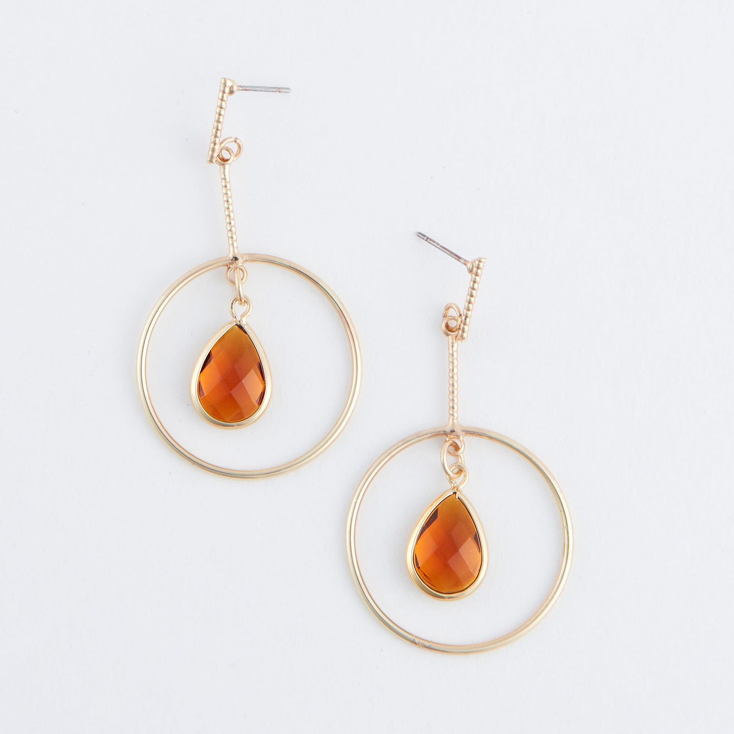 Kina Teardrop Pendant Earrings
