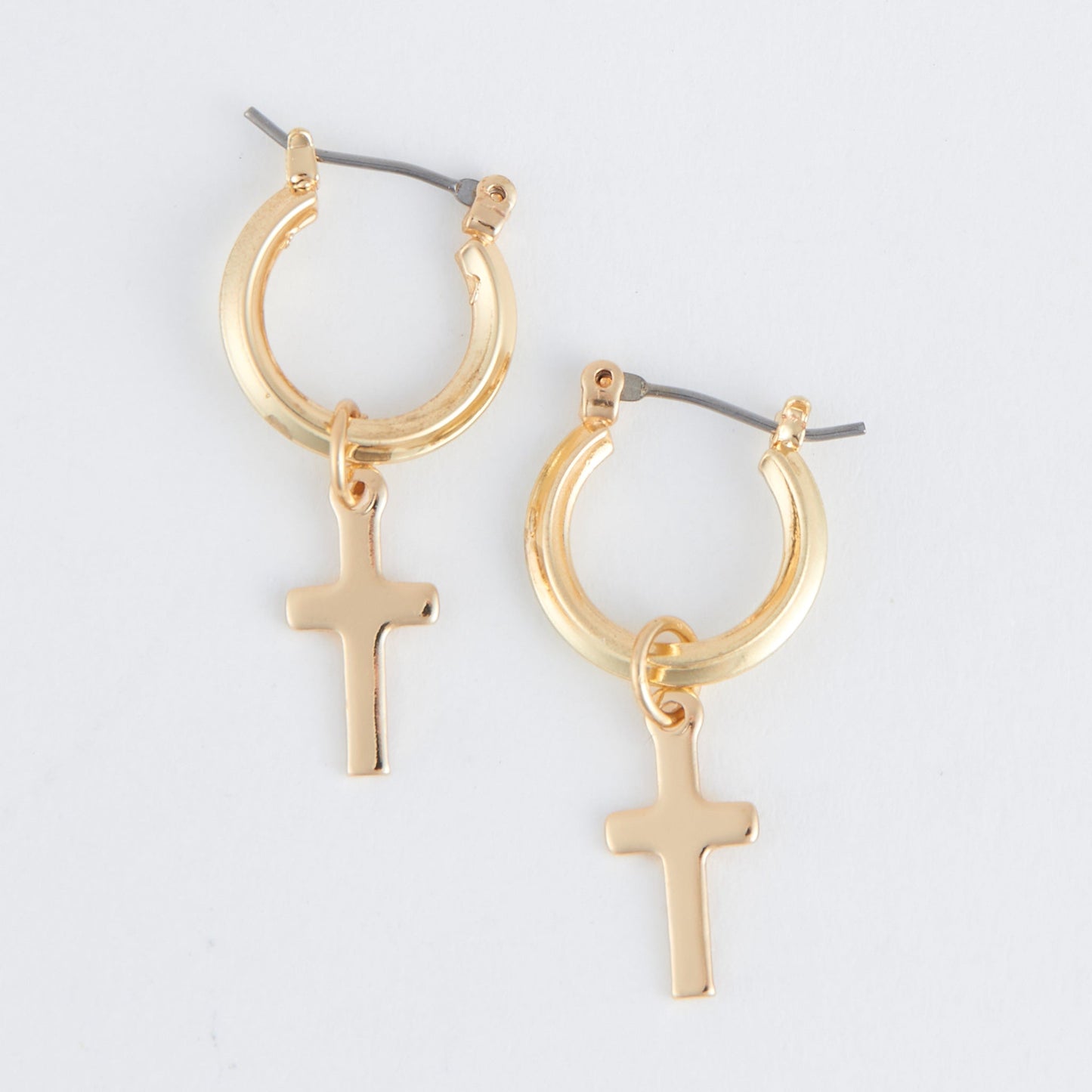 Cera Cross Charm Earrings
