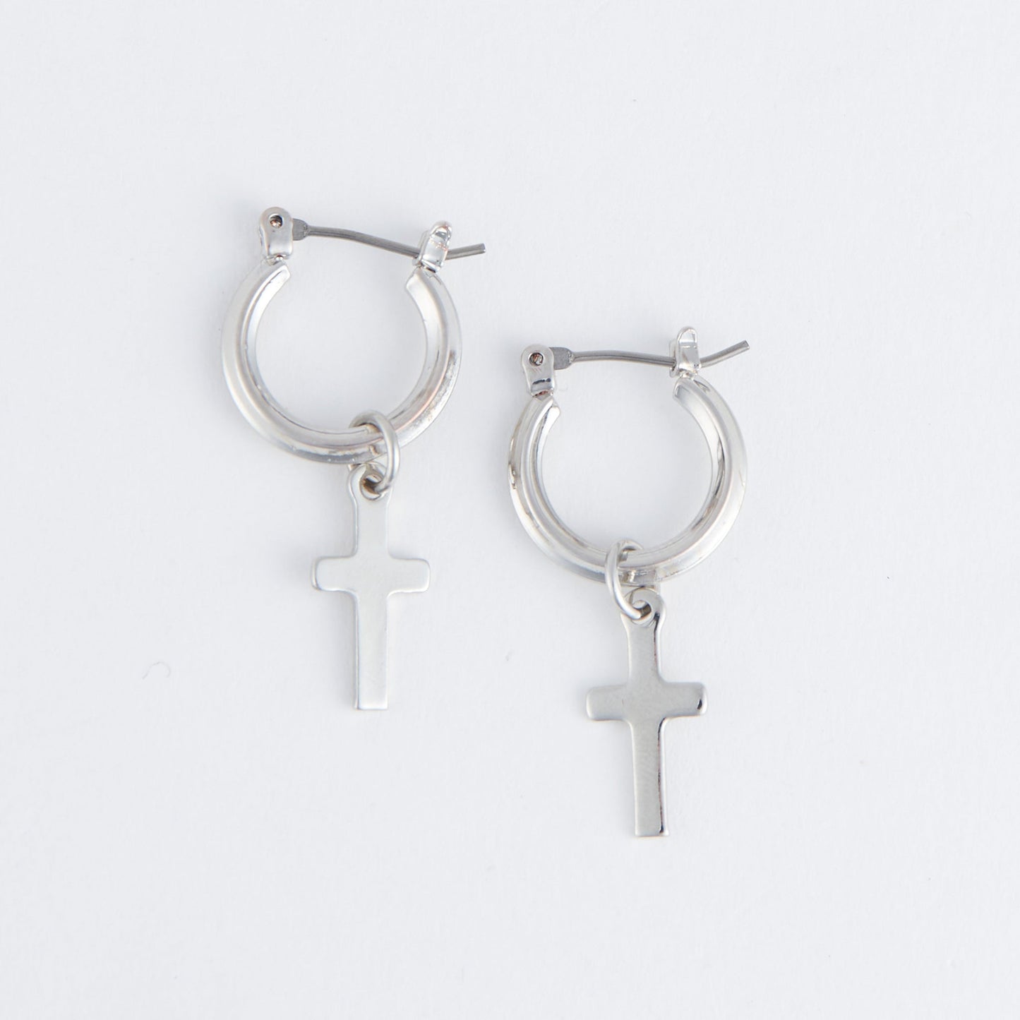 Cera Cross Charm Earrings