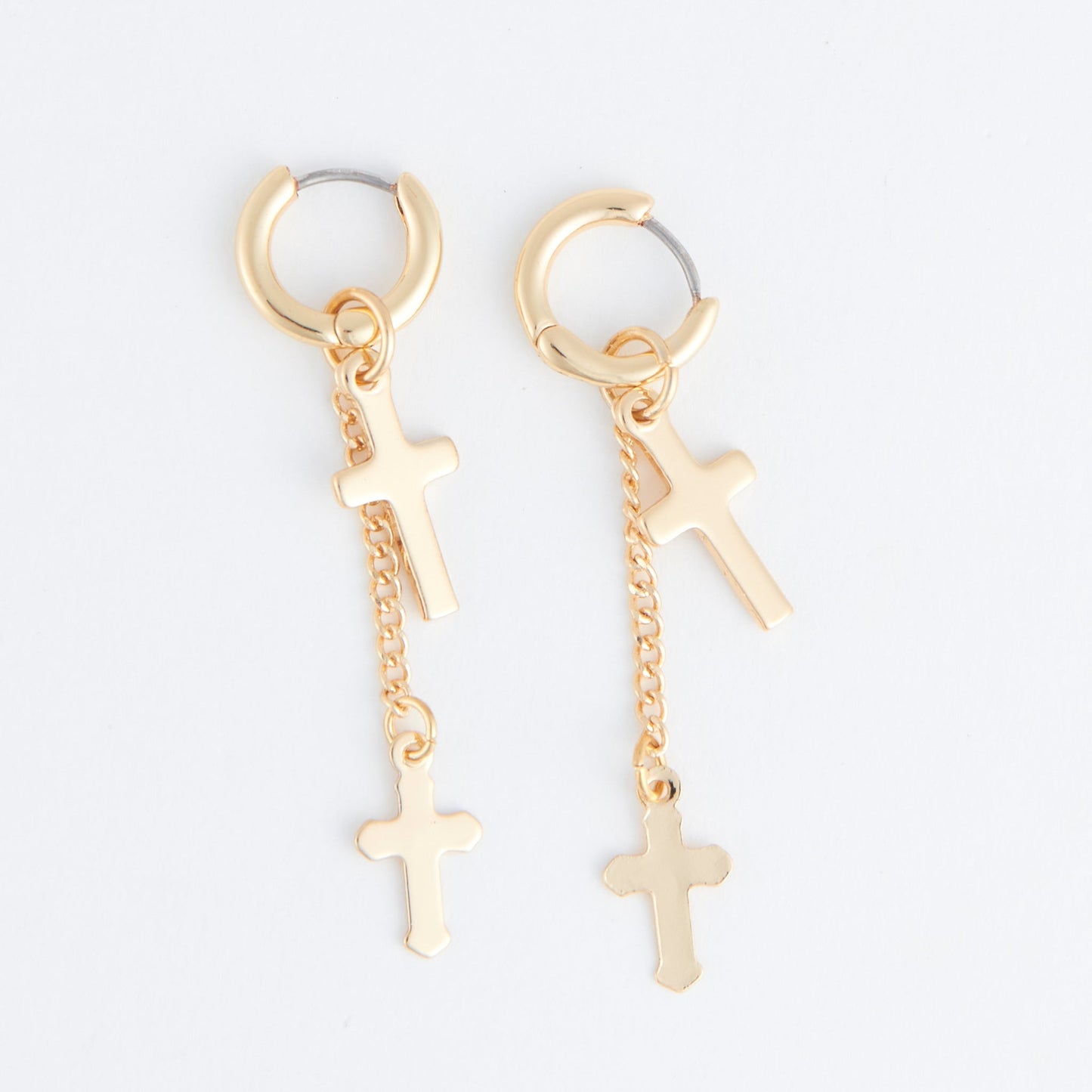 Cera Double Cross Earrings