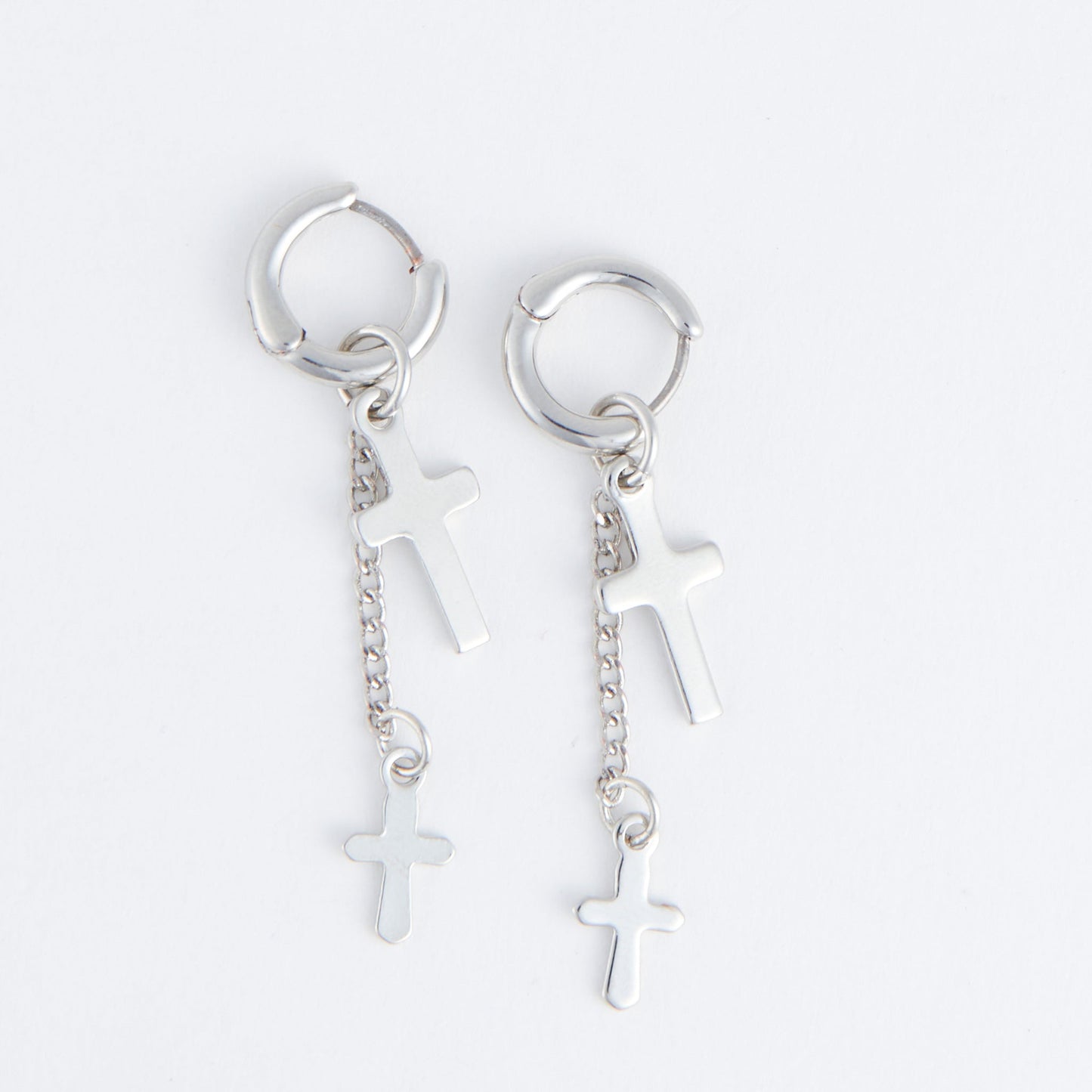 Cera Double Cross Earrings