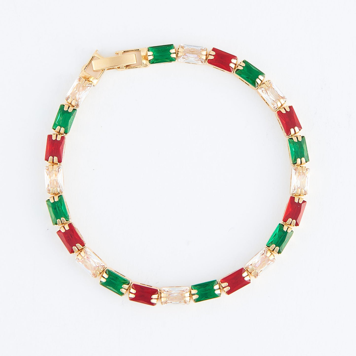 Stella Baguette Gemstone Bracelet