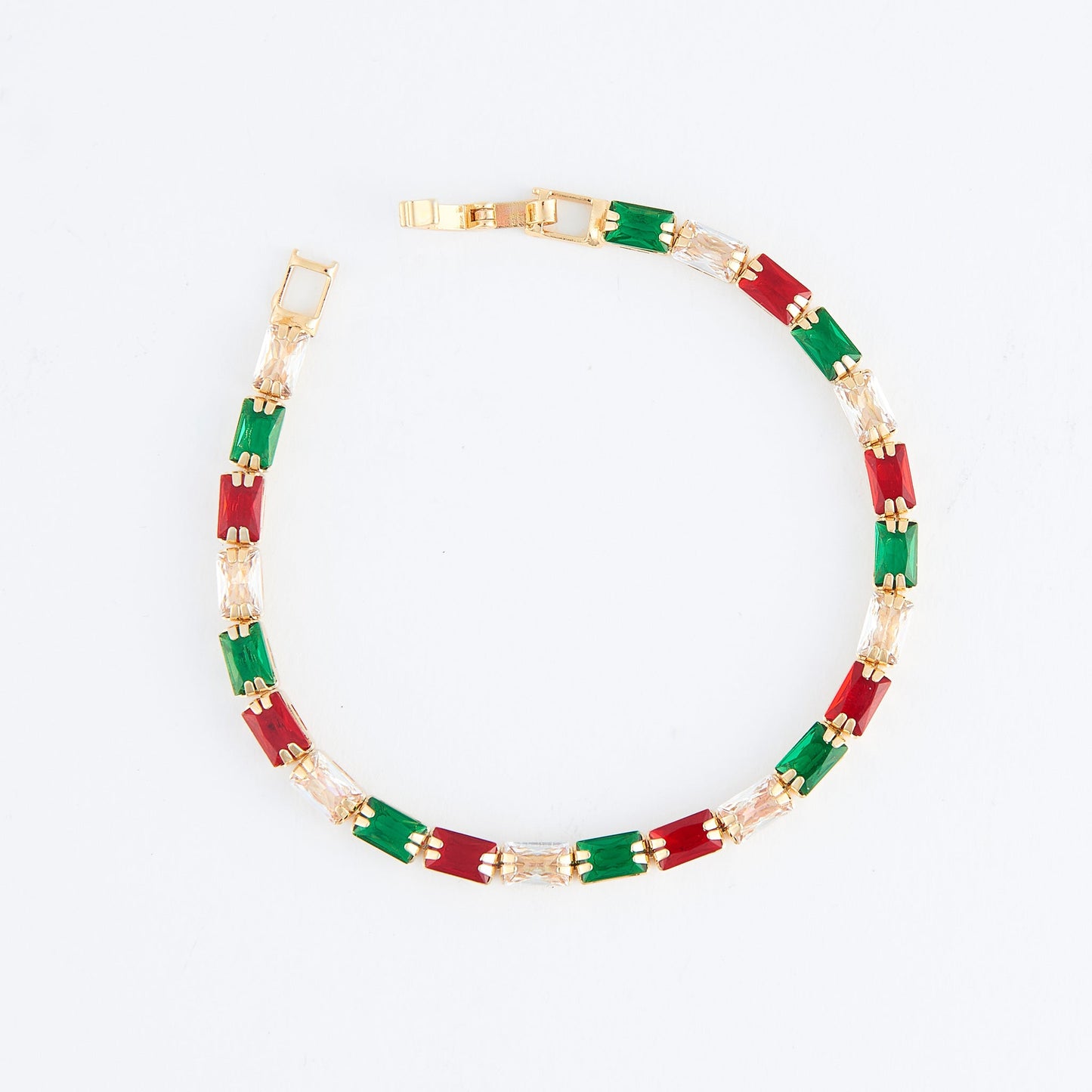 Stella Baguette Gemstone Bracelet