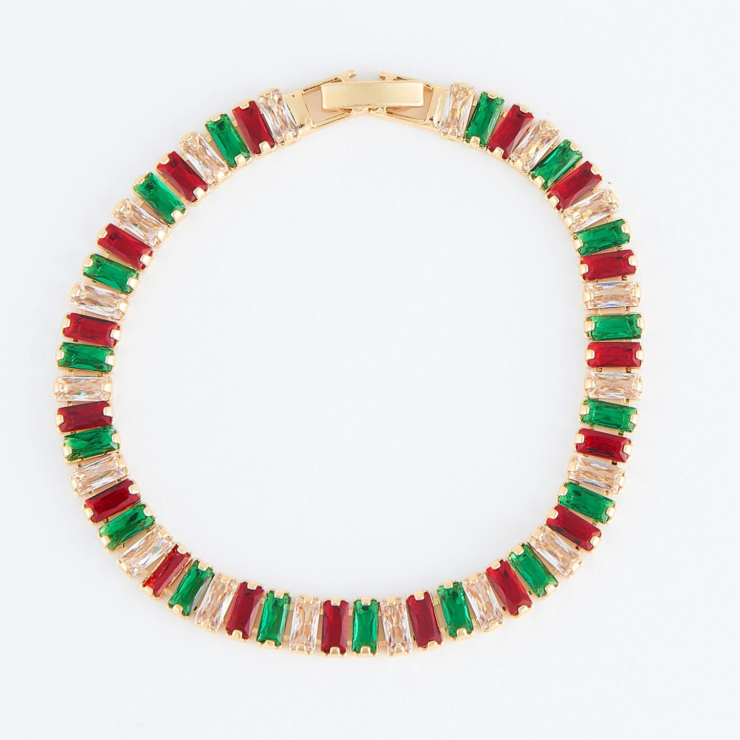 Stella Baguette Gemstone Bracelet