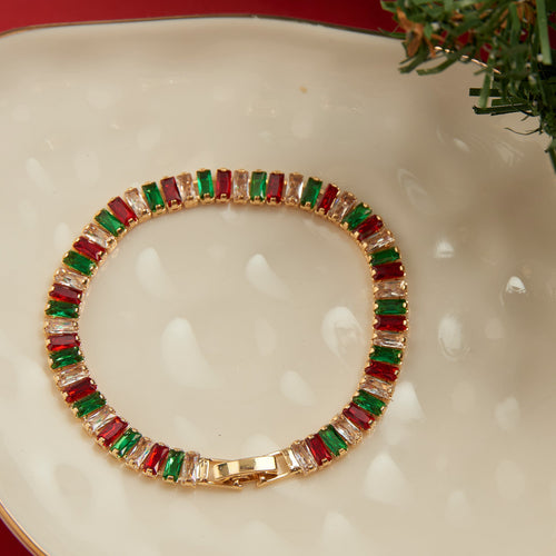 Stella Baguette Gemstone Bracelet