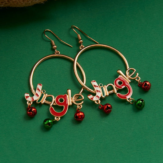 Holiday Jingle Hoop Earrings