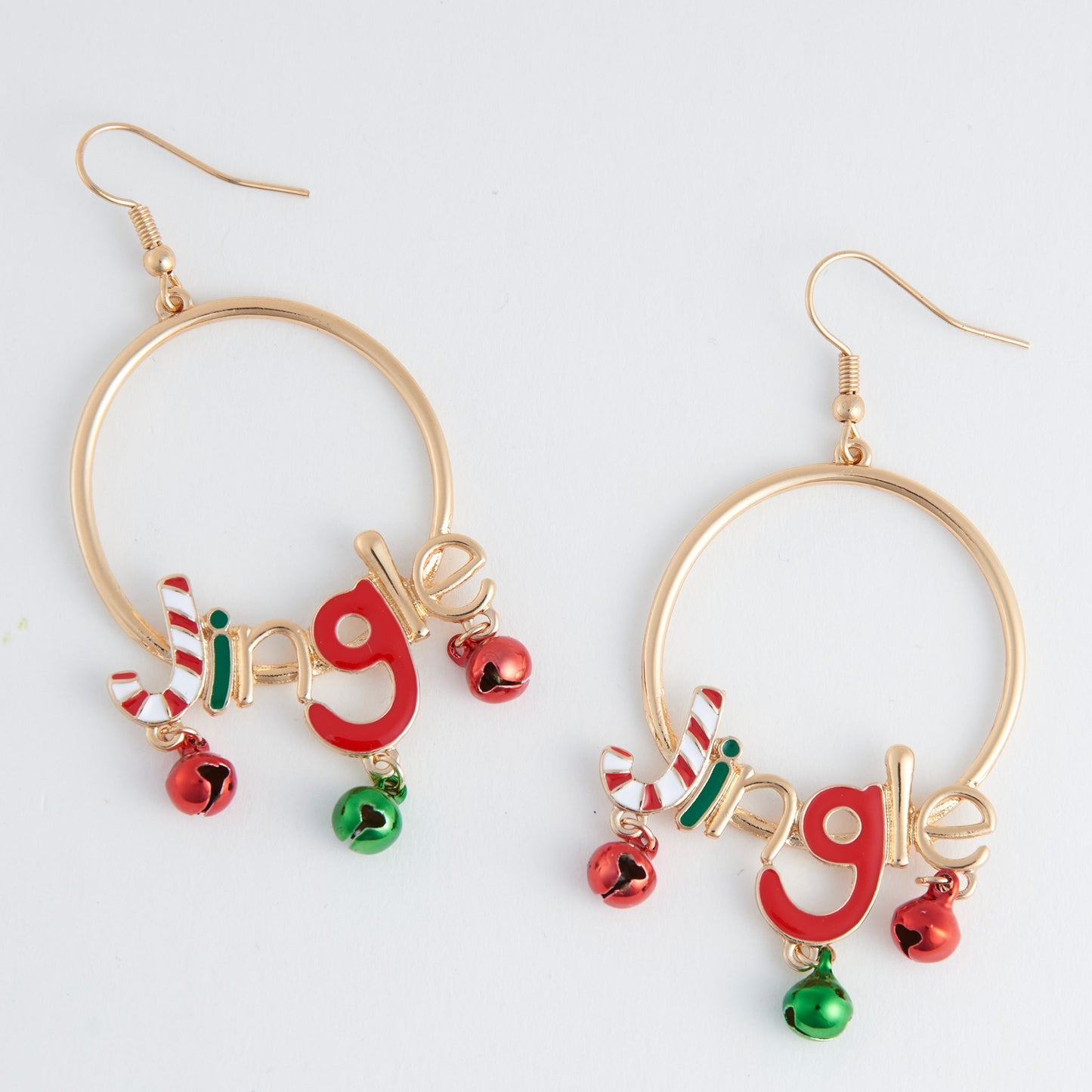 Holiday Jingle Hoop Earrings