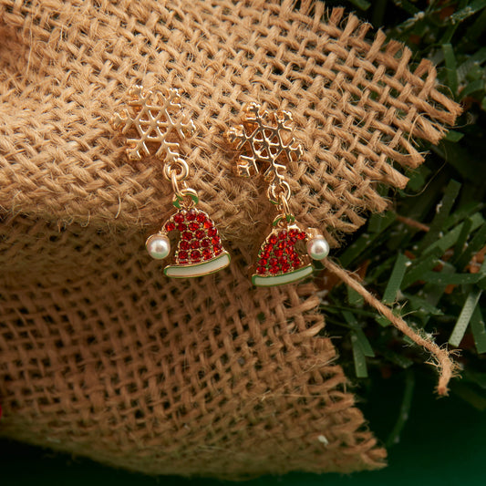 Holiday Santa Hat Earrings