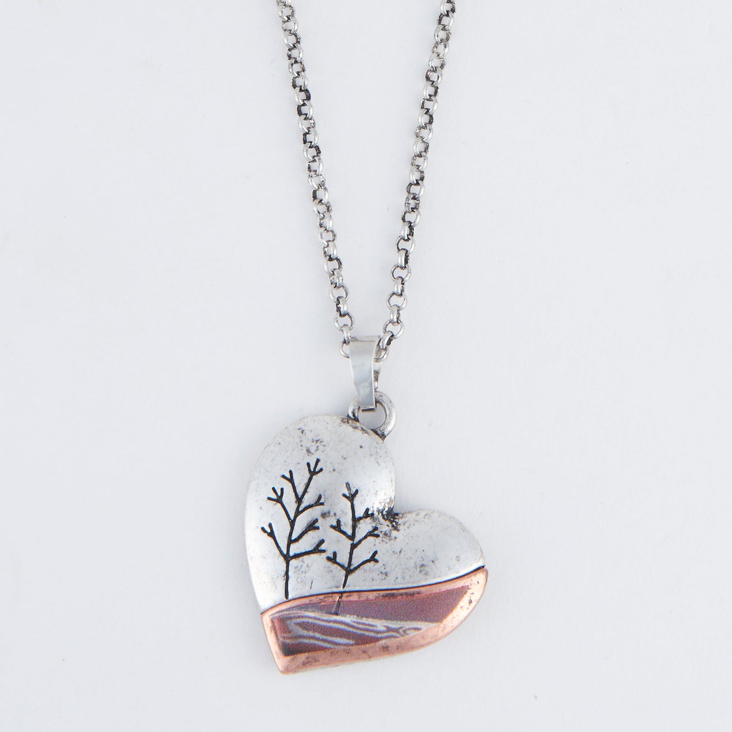 Kelso Nature Heart Pendant Necklace