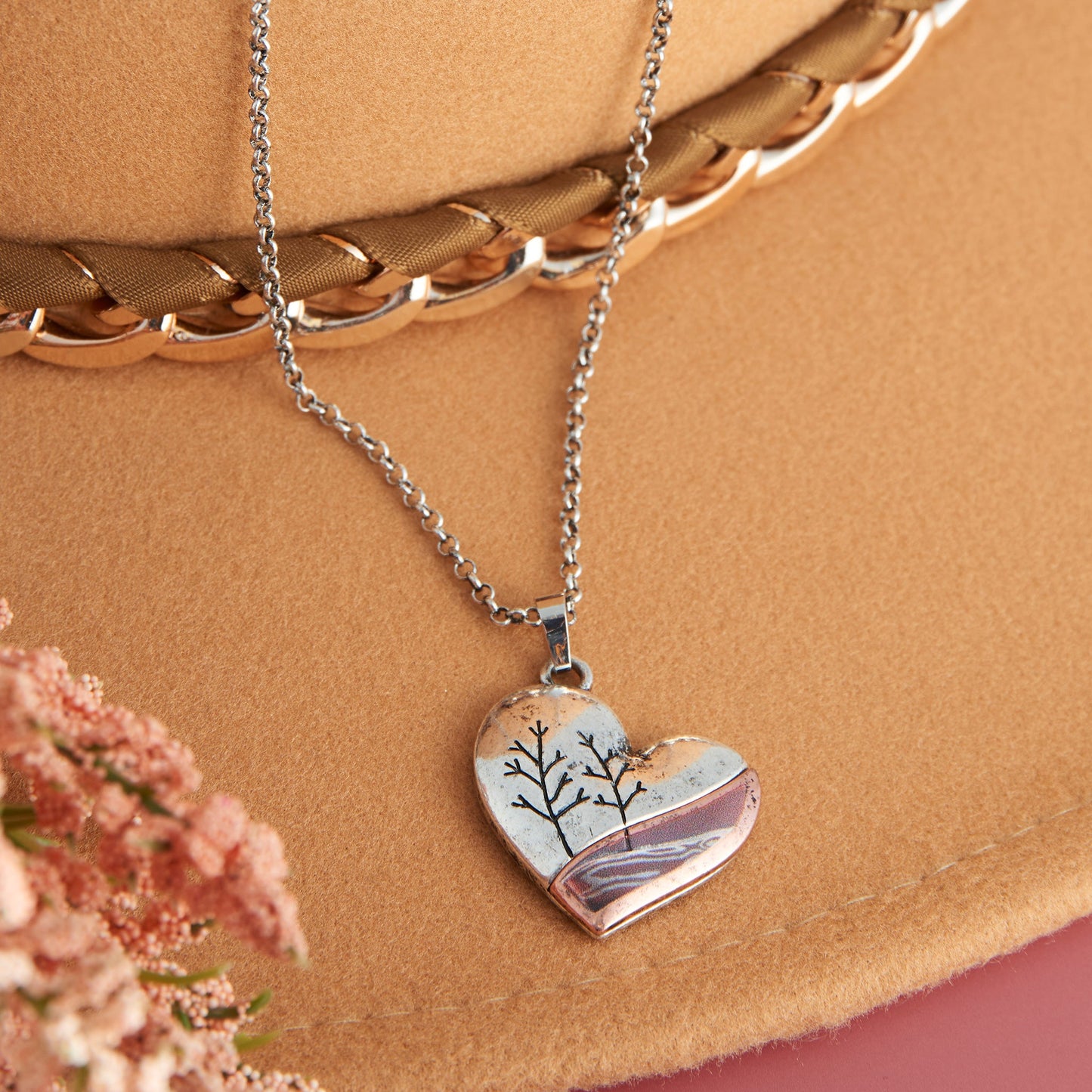 Kelso Nature Heart Pendant Necklace