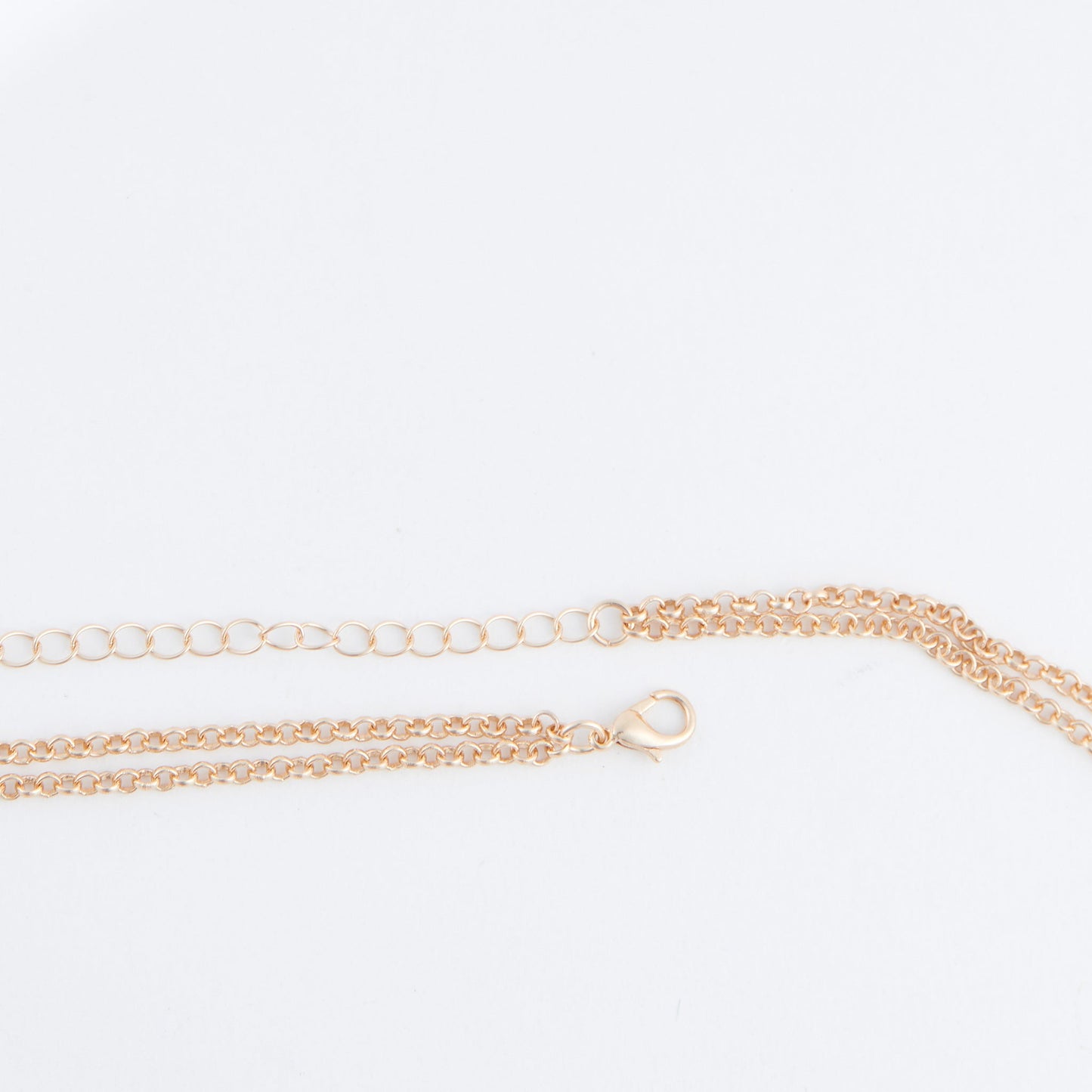 Carli Multi Row Ring Pendant Necklace