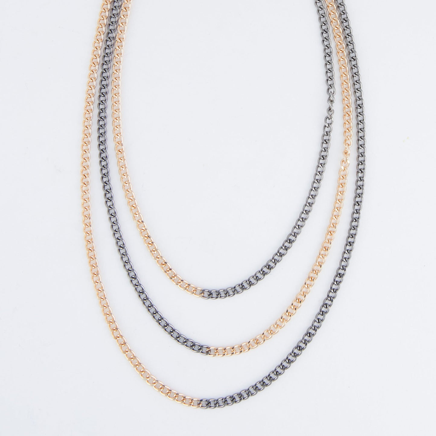 Melia Two Tone Layered Necklace