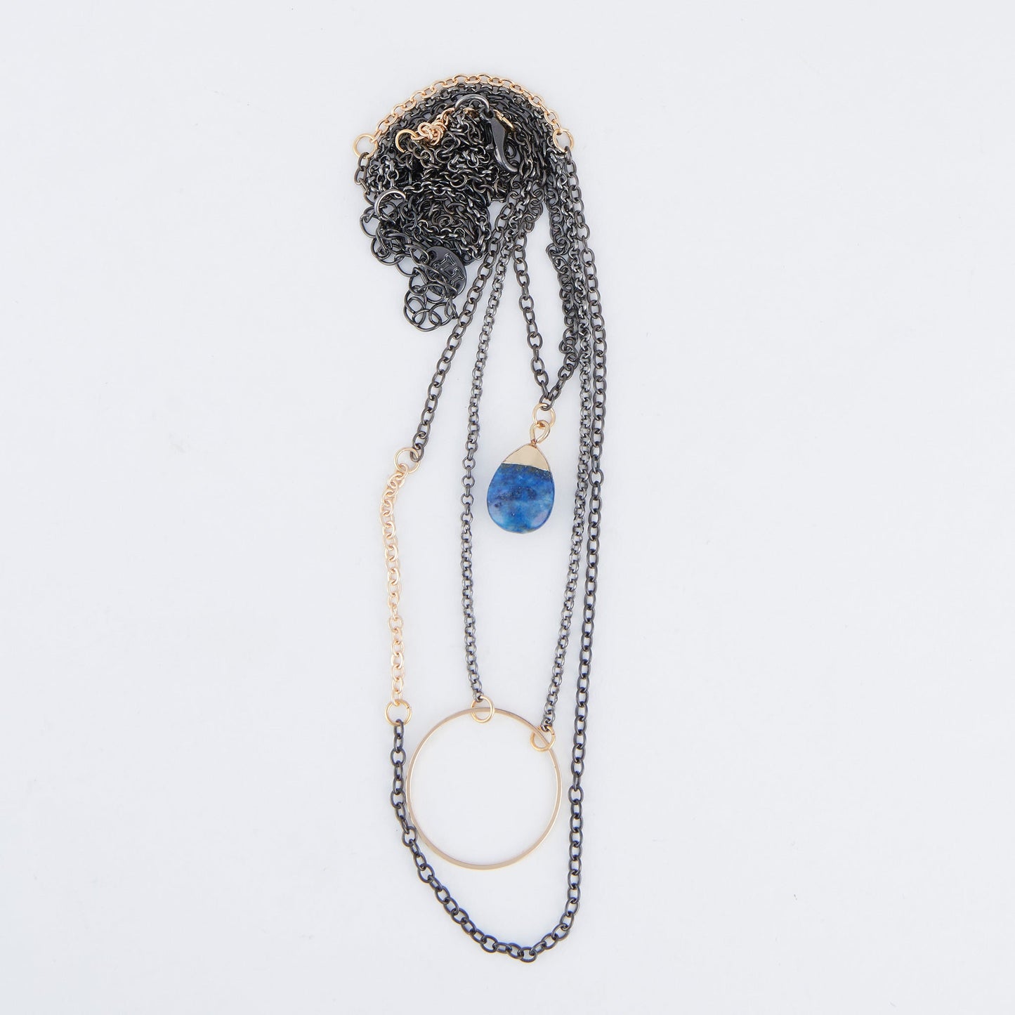 Linc Layered Ring Pendant Necklace