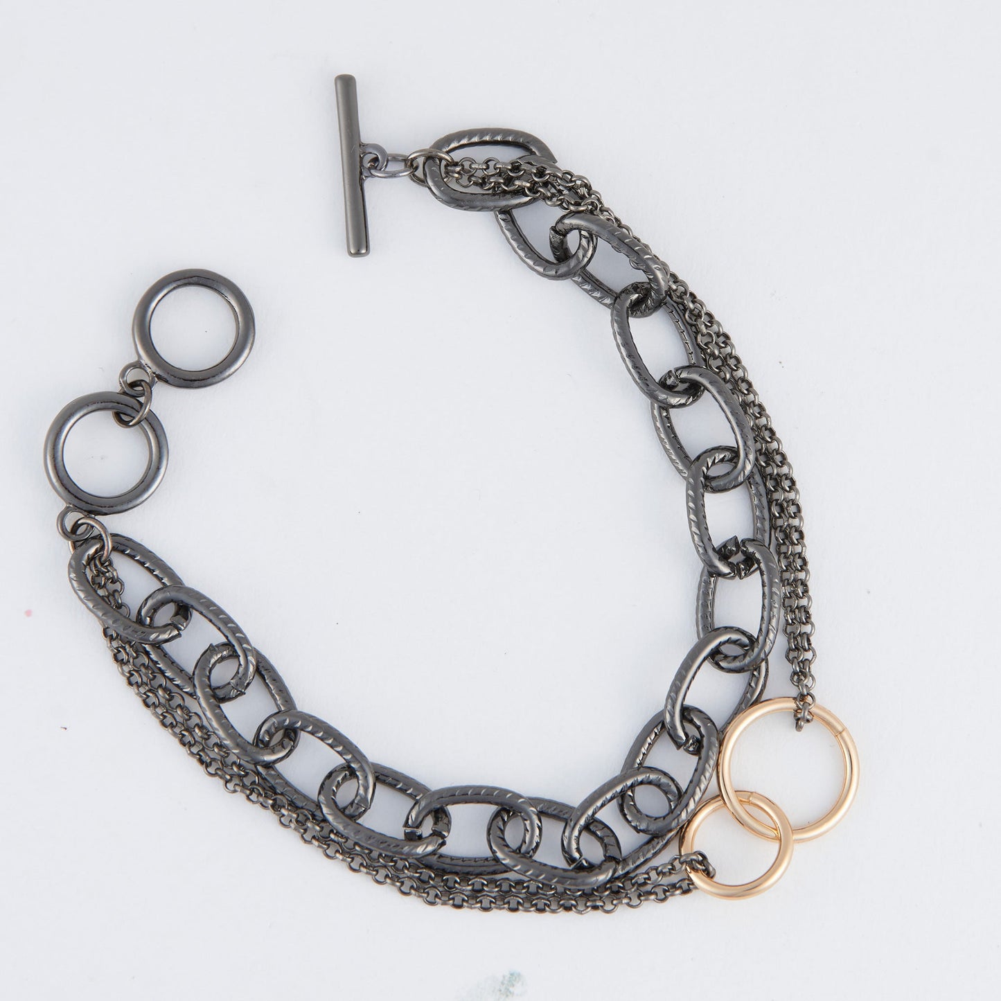 Amara Multi Row Toggle Bracelet